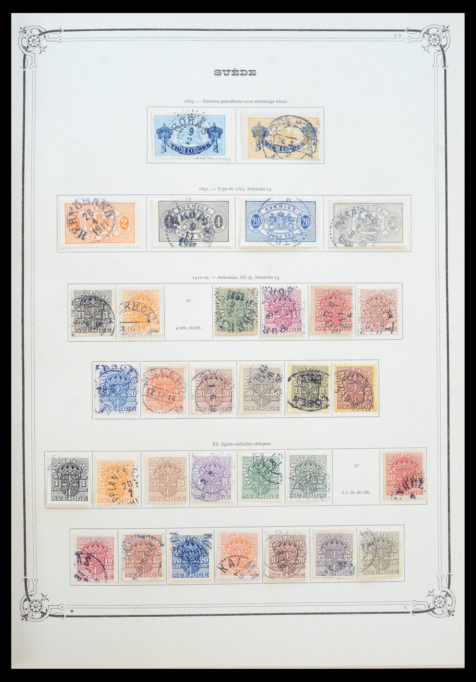 39905 0017 - Stamp collection 39905 Scandinavia 1851-1949.