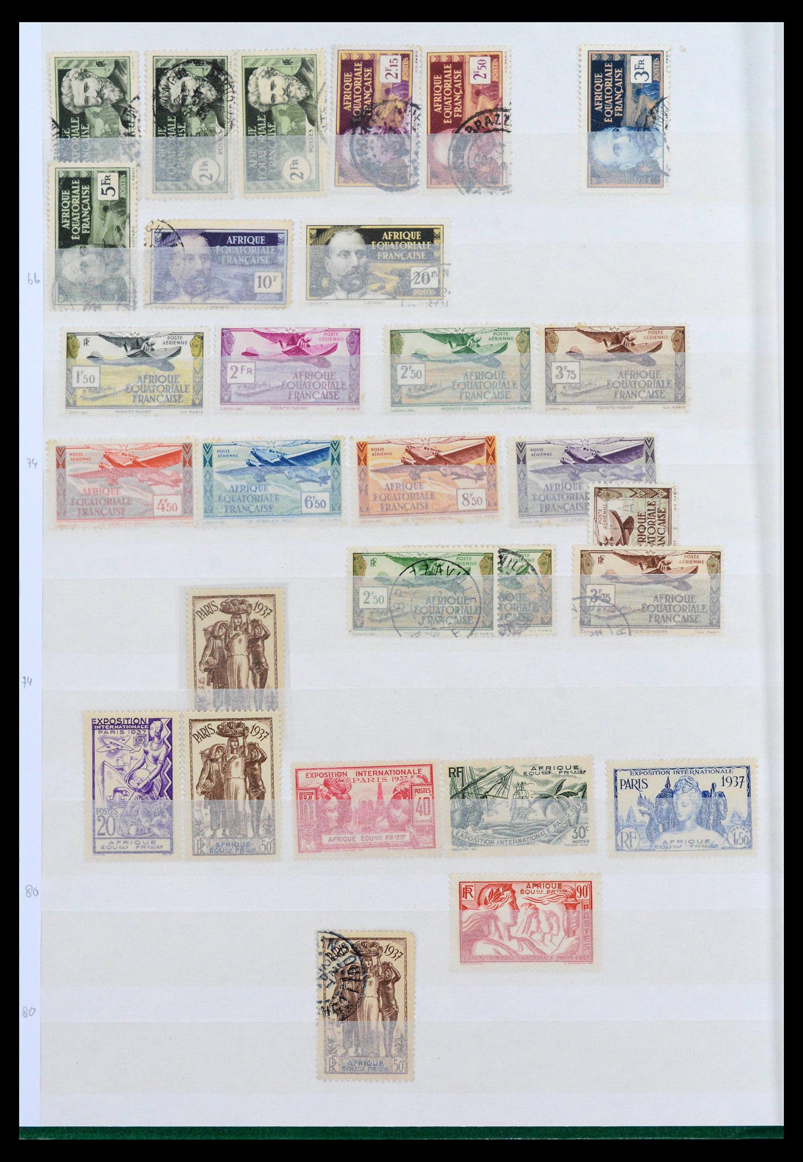 39911 0004 - Postzegelverzameling 39911 Franse koloniën 1880-1950.