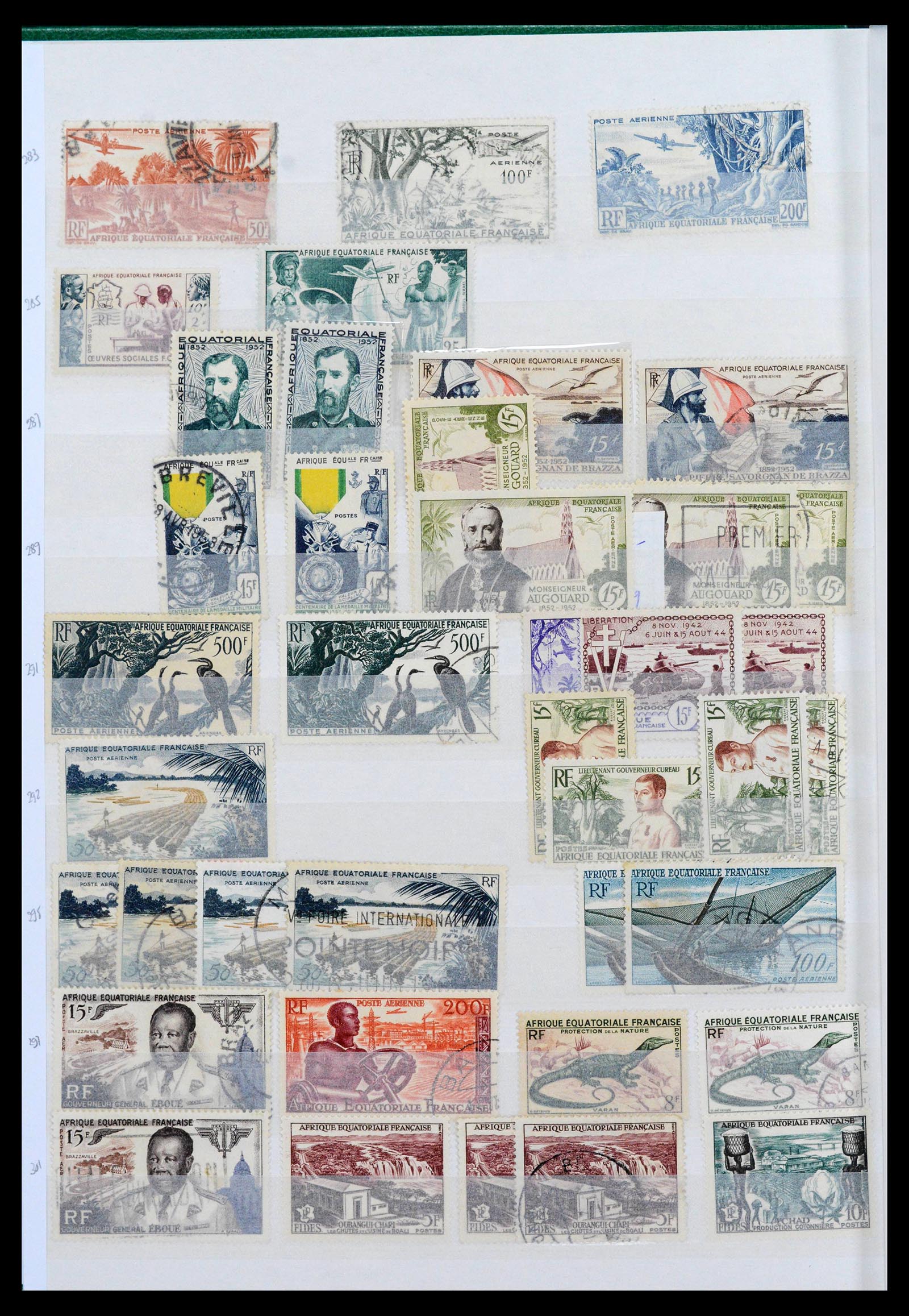 39911 0014 - Postzegelverzameling 39911 Franse koloniën 1880-1950.