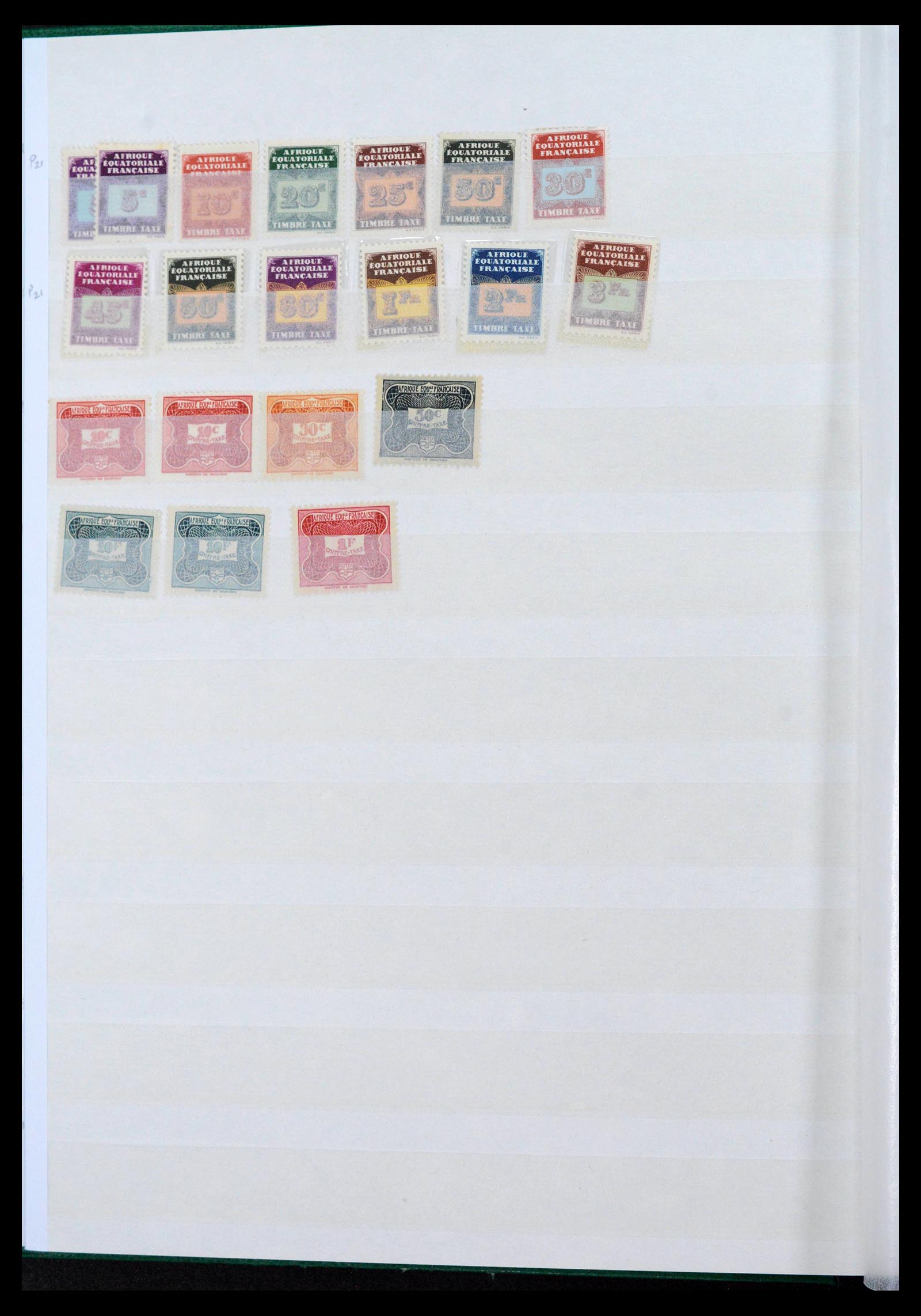 39911 0016 - Postzegelverzameling 39911 Franse koloniën 1880-1950.