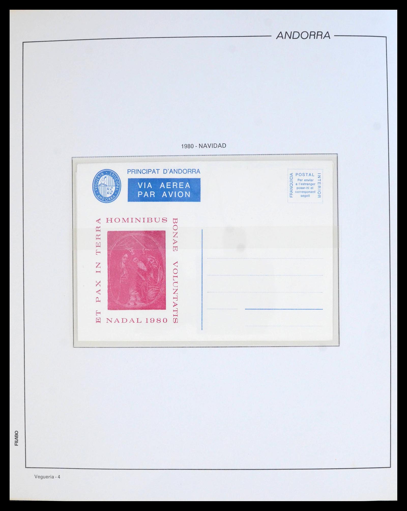 39913 0004 - Postzegelverzameling 39913 Andorra specialiteiten 1978-1999.