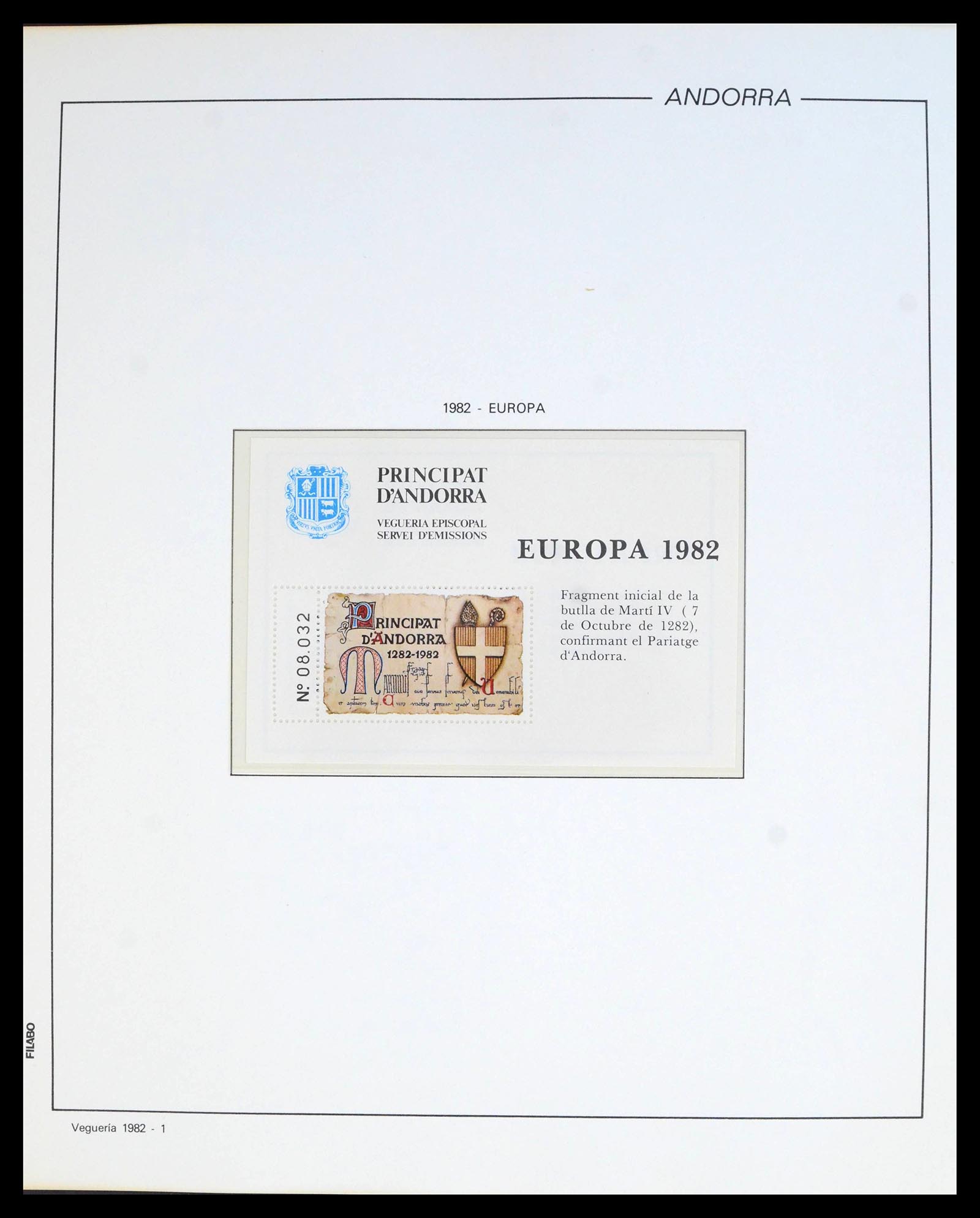 39913 0014 - Postzegelverzameling 39913 Andorra specialiteiten 1978-1999.