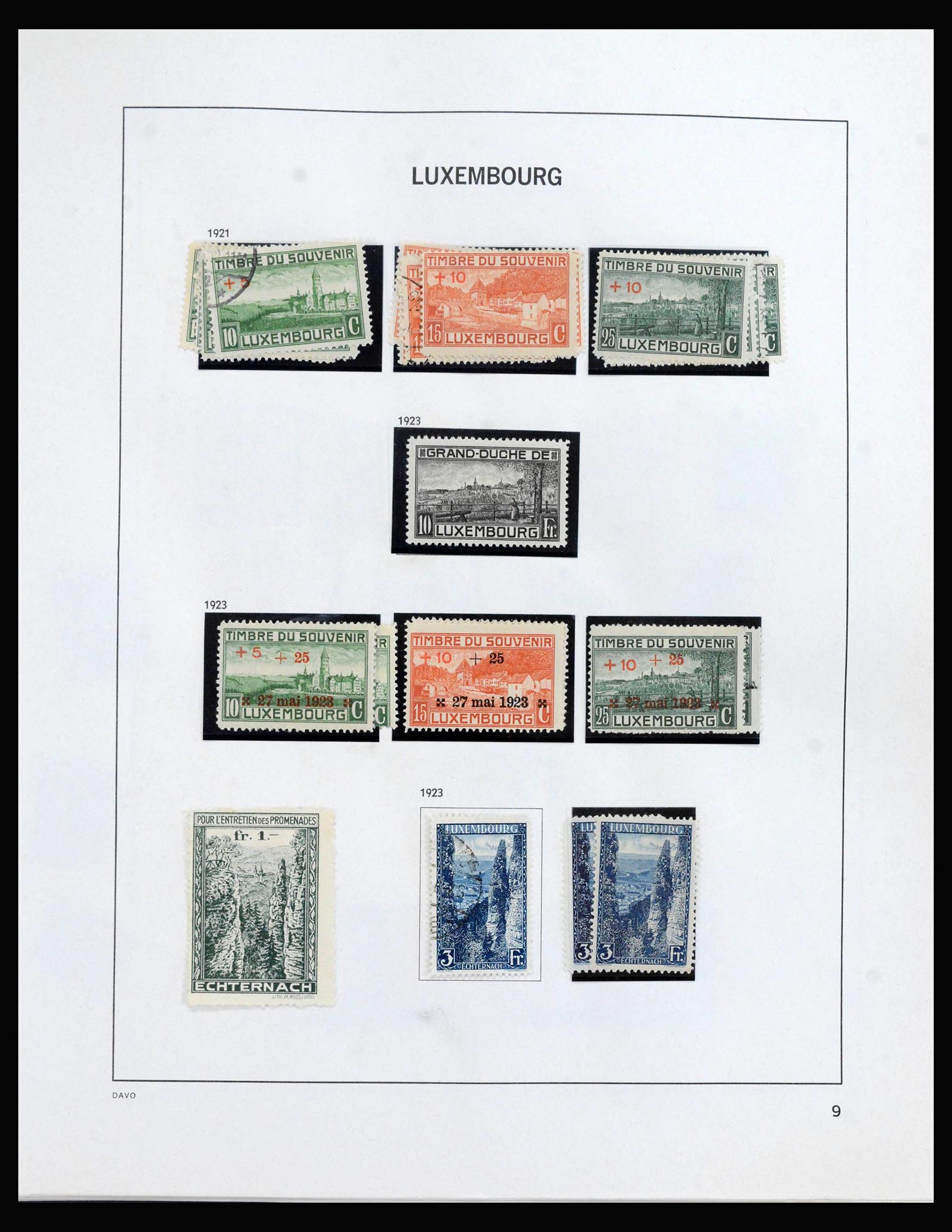 39921 0011 - Postzegelverzameling 39921 Luxemburg 1859-2019!
