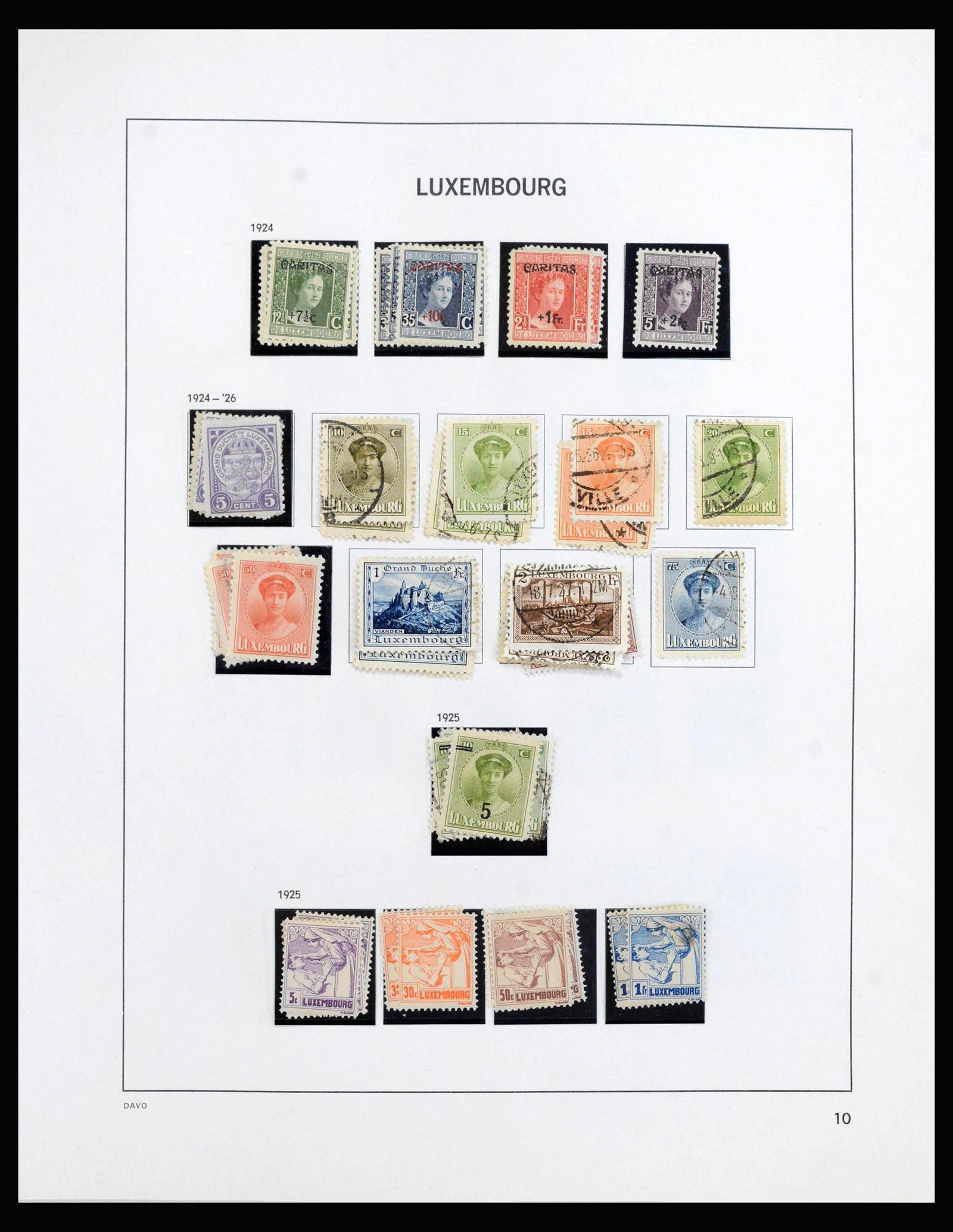 39921 0012 - Postzegelverzameling 39921 Luxemburg 1859-2019!