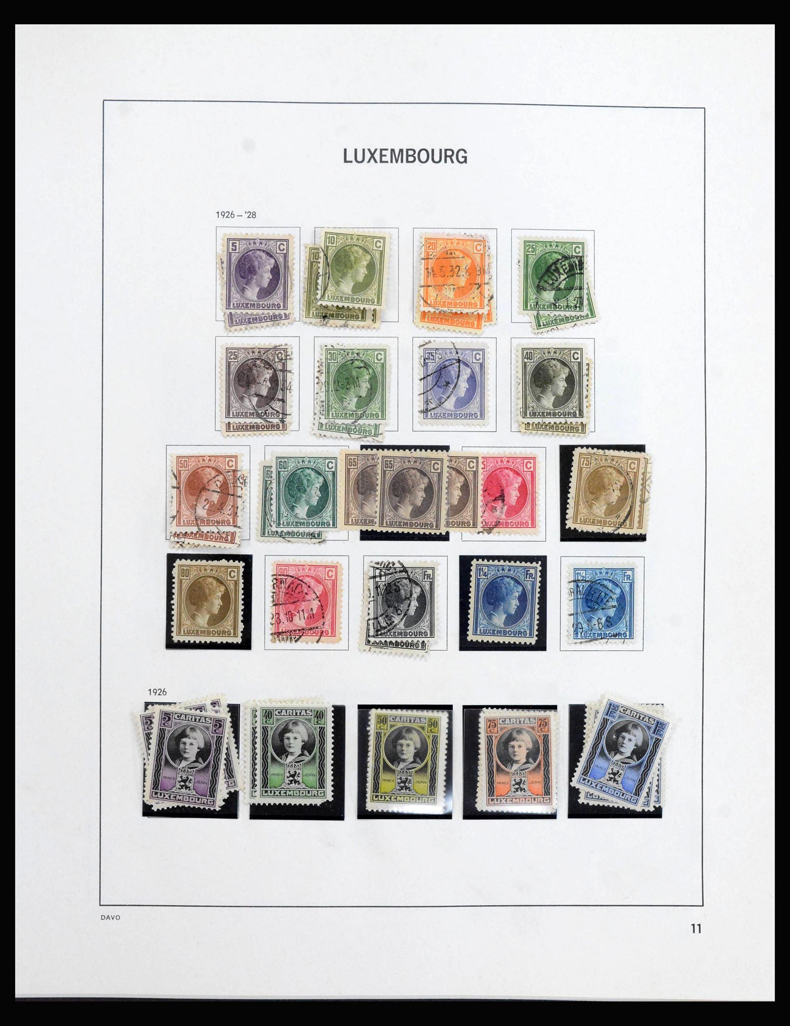39921 0013 - Postzegelverzameling 39921 Luxemburg 1859-2019!