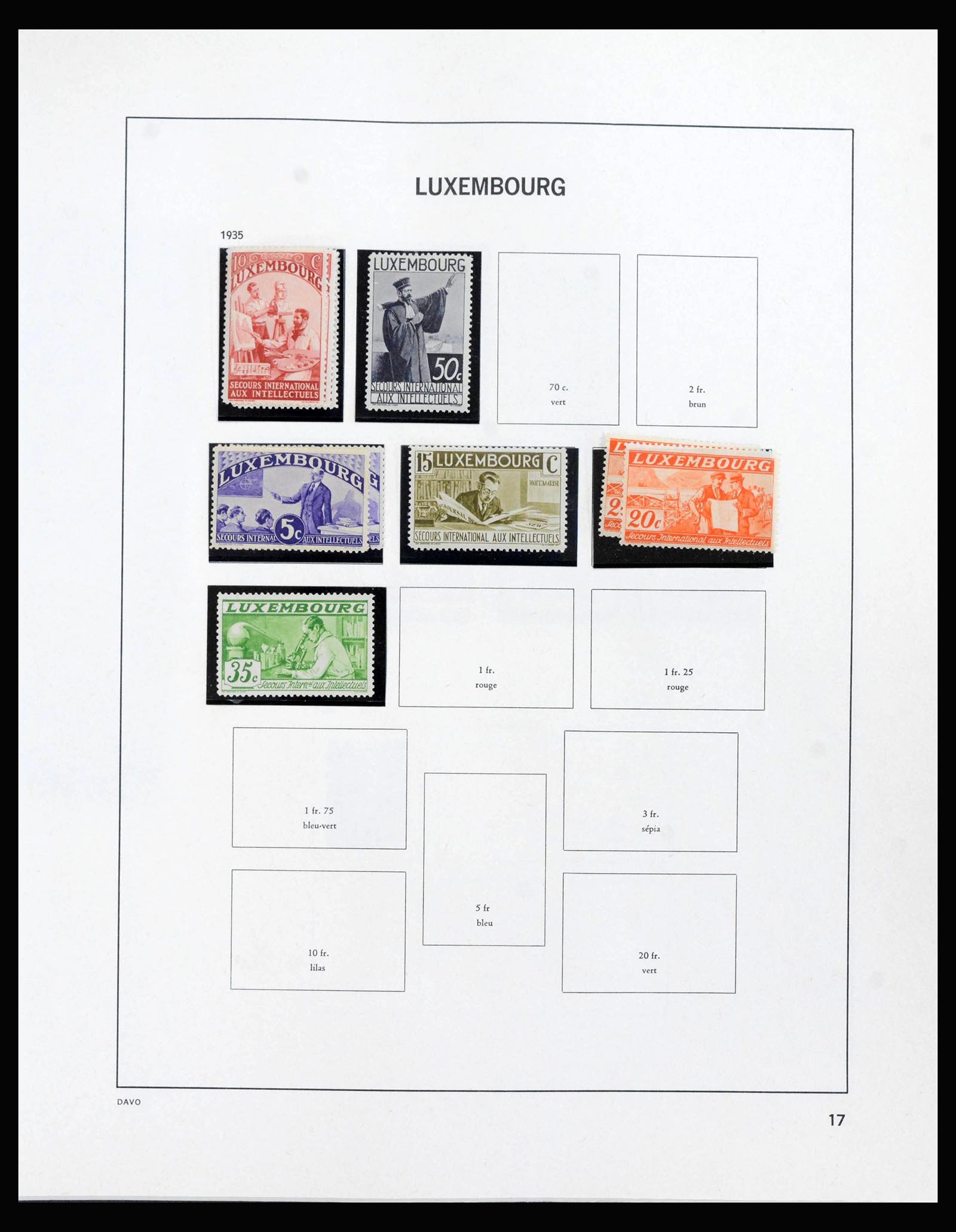 39921 0019 - Postzegelverzameling 39921 Luxemburg 1859-2019!