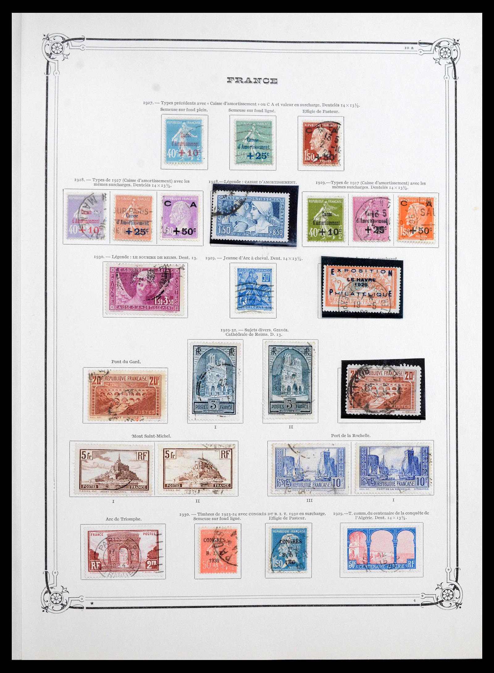 39925 0011 - Postzegelverzameling 39925 Frankrijk 1849-1949.