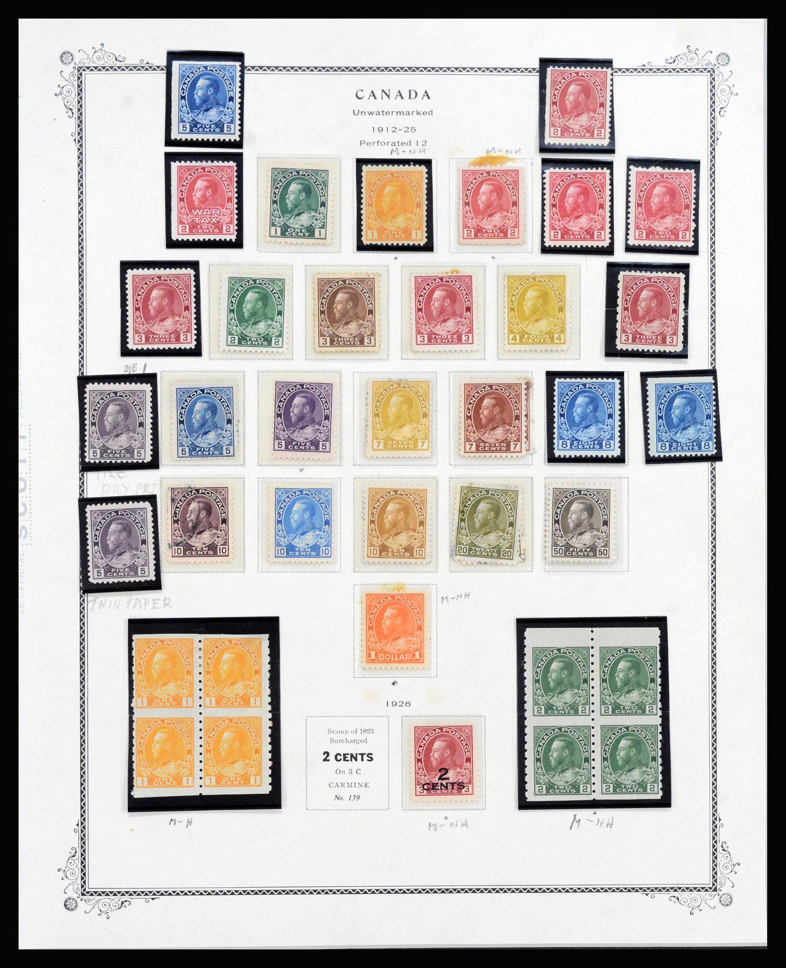 39928 0002 - Stamp collection 39928 Canada 1903-2000.