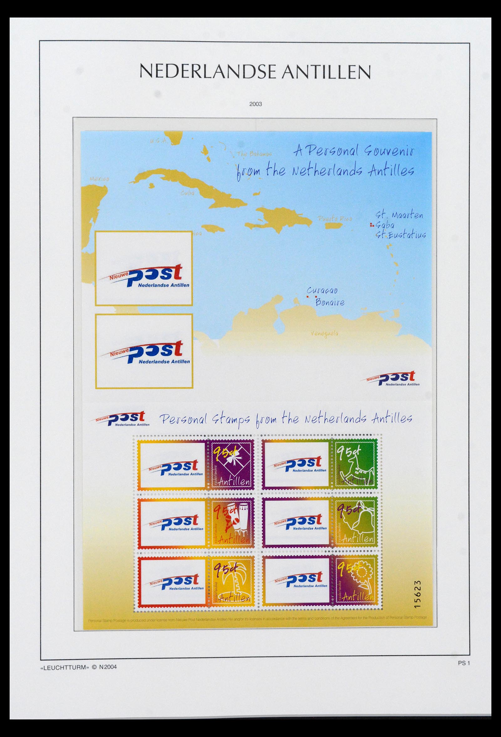 39929 0014 - Postzegelverzameling 39929 Curaçao/Antillen 1873-2017.