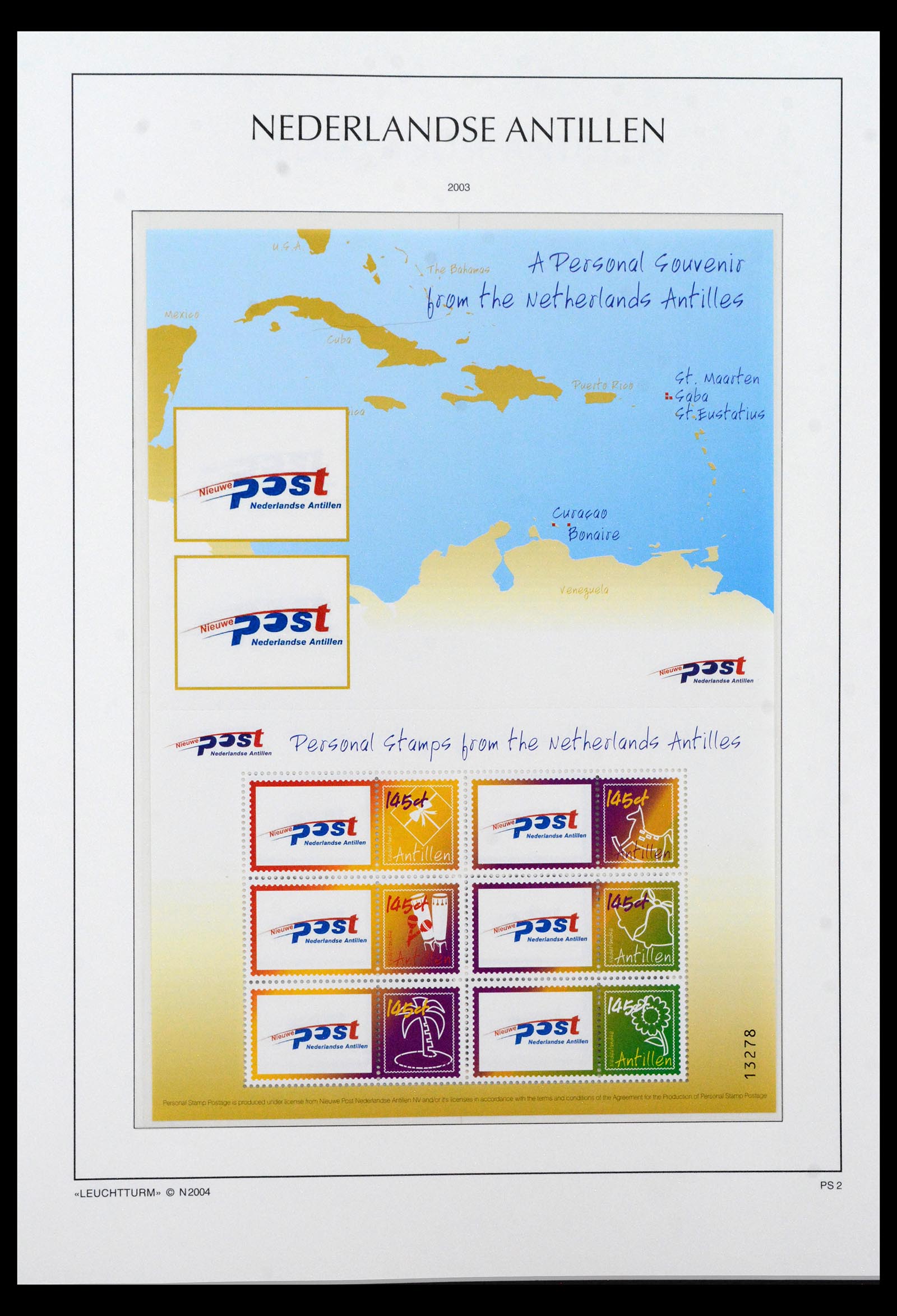 39929 0015 - Postzegelverzameling 39929 Curaçao/Antillen 1873-2017.