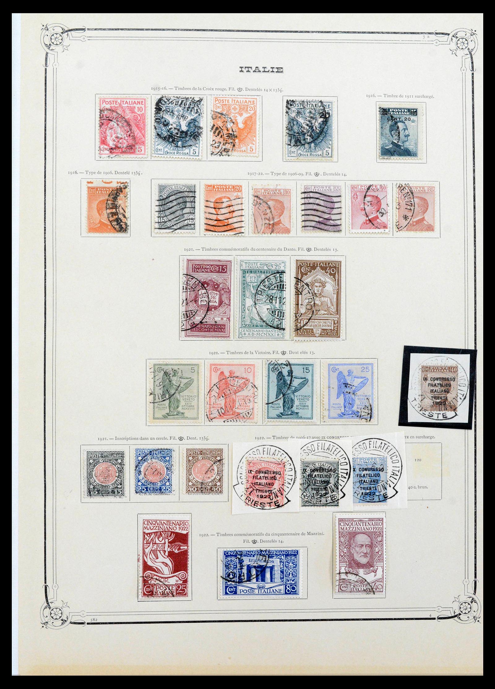 39930 0004 - Postzegelverzameling 39930 Italië compleet 1861-1944.