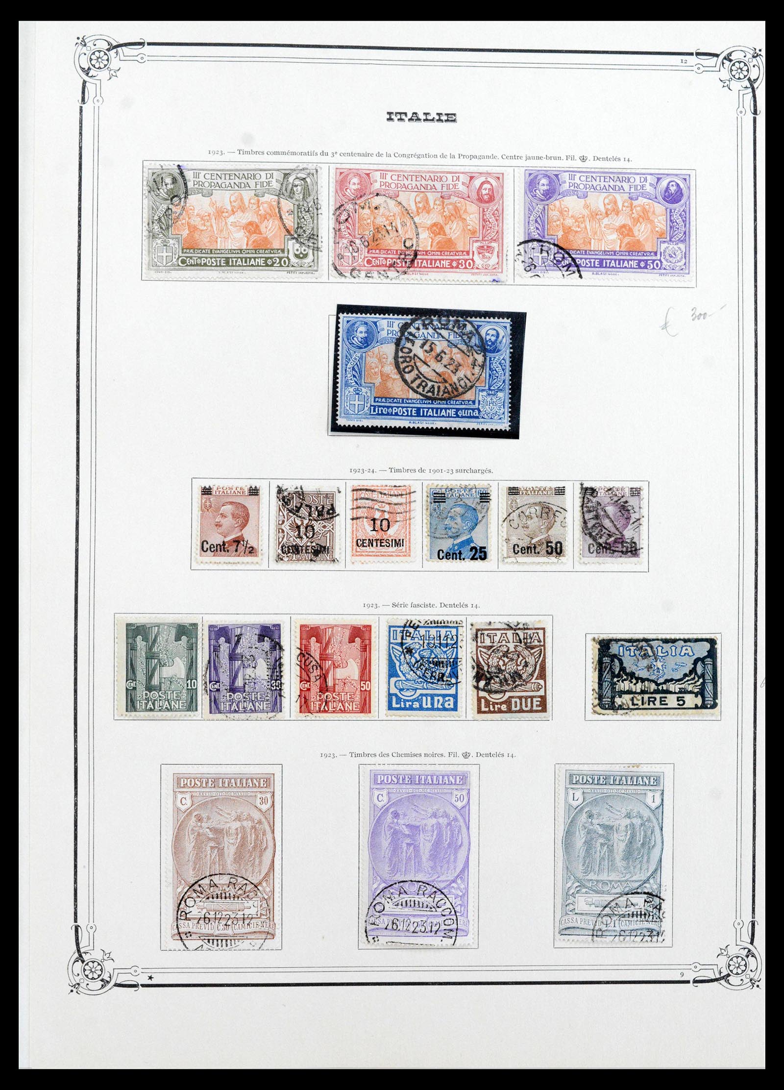 39930 0005 - Postzegelverzameling 39930 Italië compleet 1861-1944.
