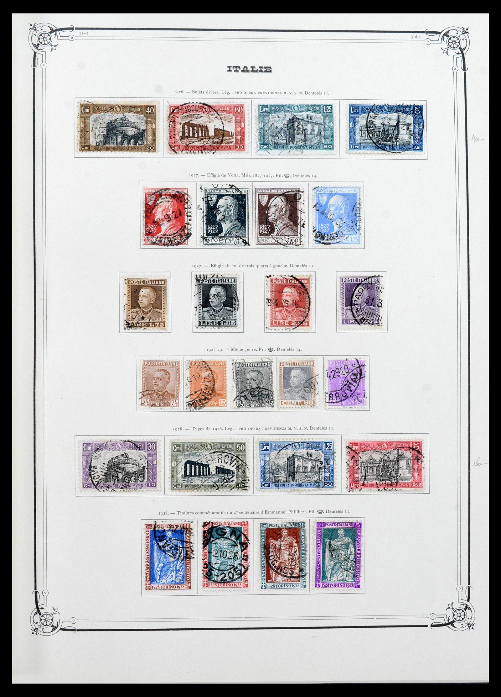 39930 0008 - Postzegelverzameling 39930 Italië compleet 1861-1944.