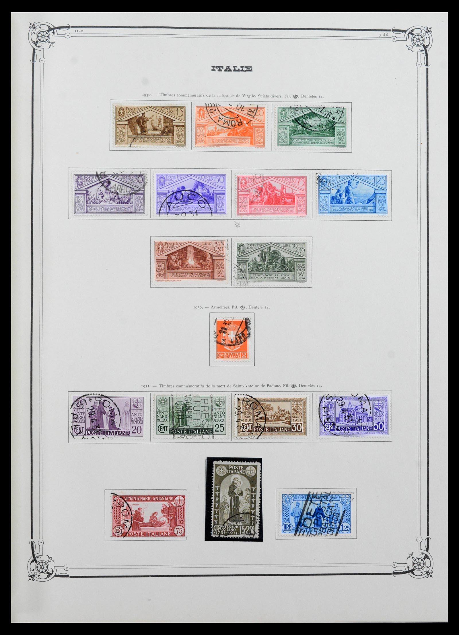 39930 0011 - Postzegelverzameling 39930 Italië compleet 1861-1944.