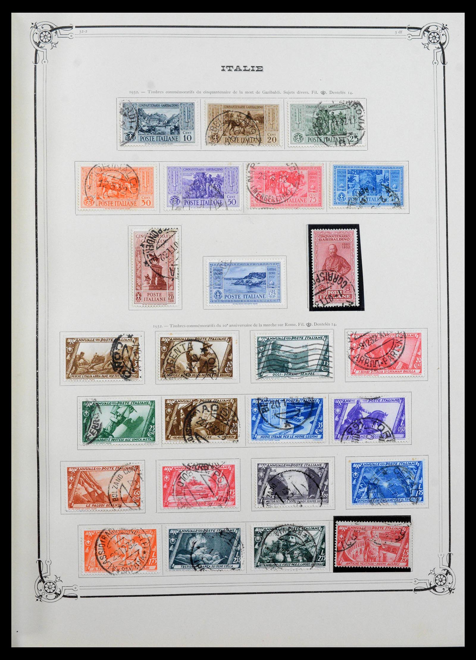 39930 0013 - Postzegelverzameling 39930 Italië compleet 1861-1944.