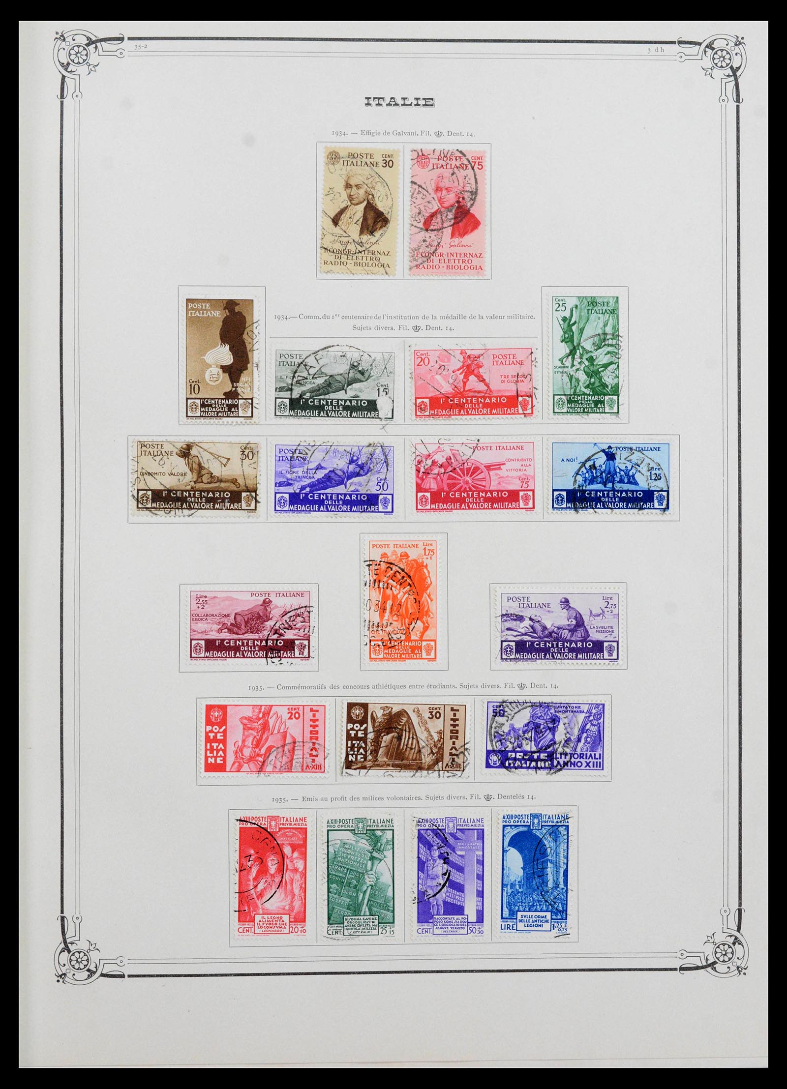 39930 0015 - Postzegelverzameling 39930 Italië compleet 1861-1944.