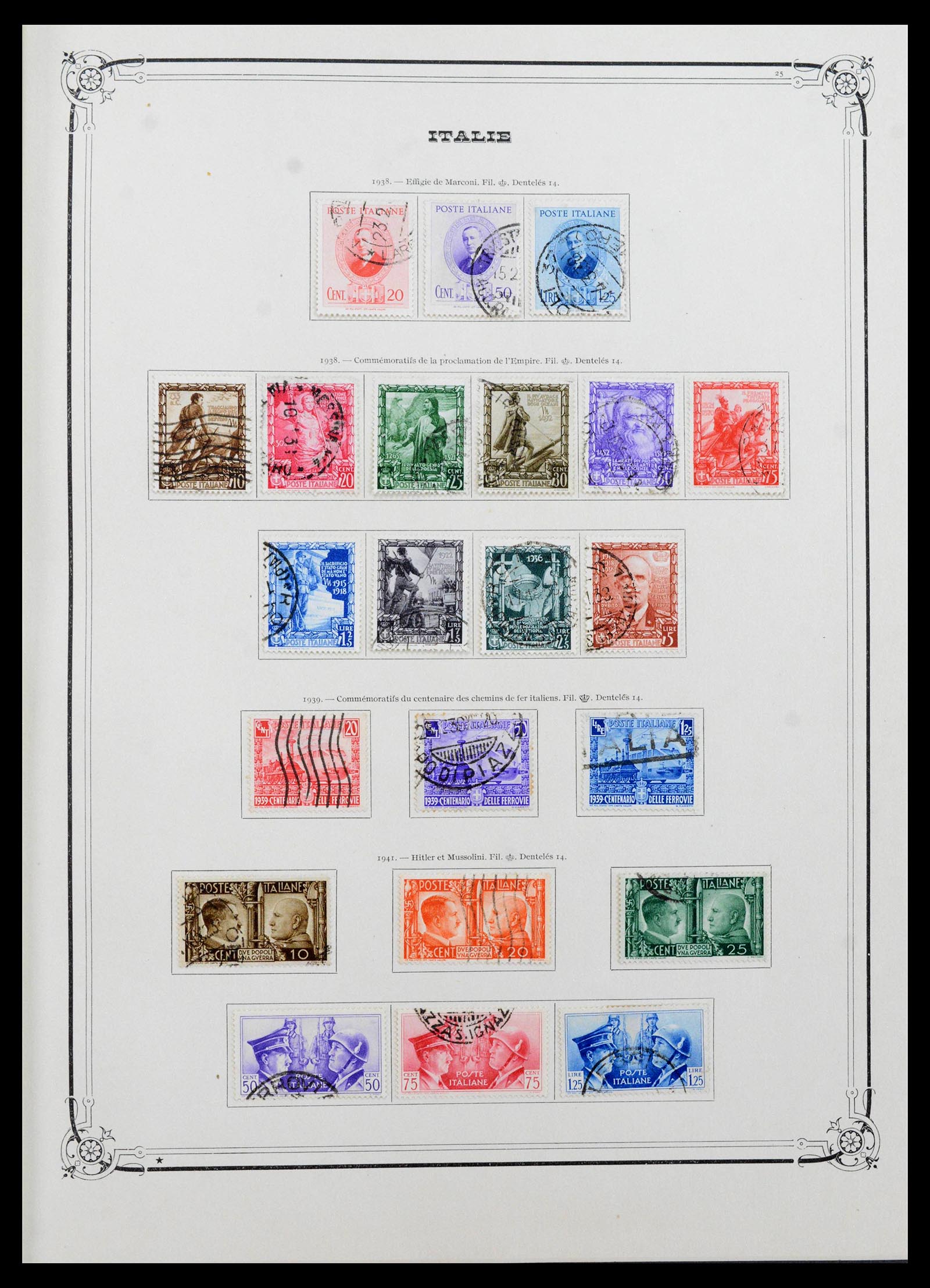 39930 0018 - Postzegelverzameling 39930 Italië compleet 1861-1944.