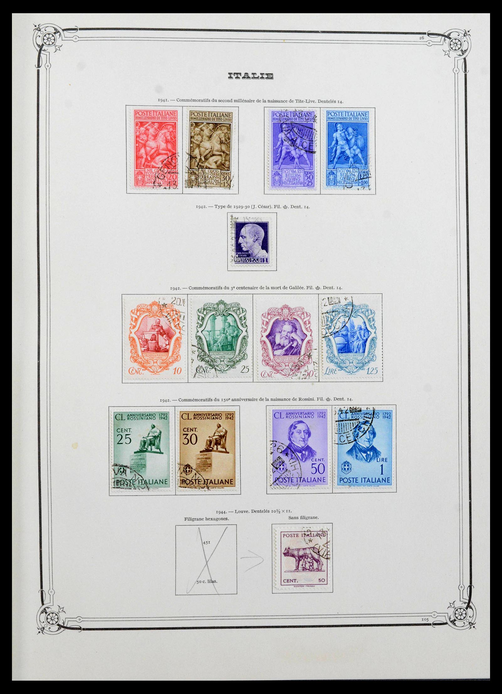 39930 0019 - Postzegelverzameling 39930 Italië compleet 1861-1944.