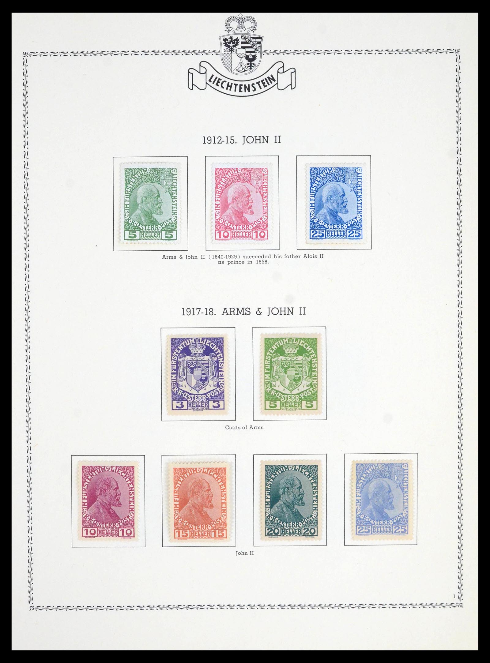 39931 0001 - Postzegelverzameling 39931 Liechtenstein compleet 1913-1985.