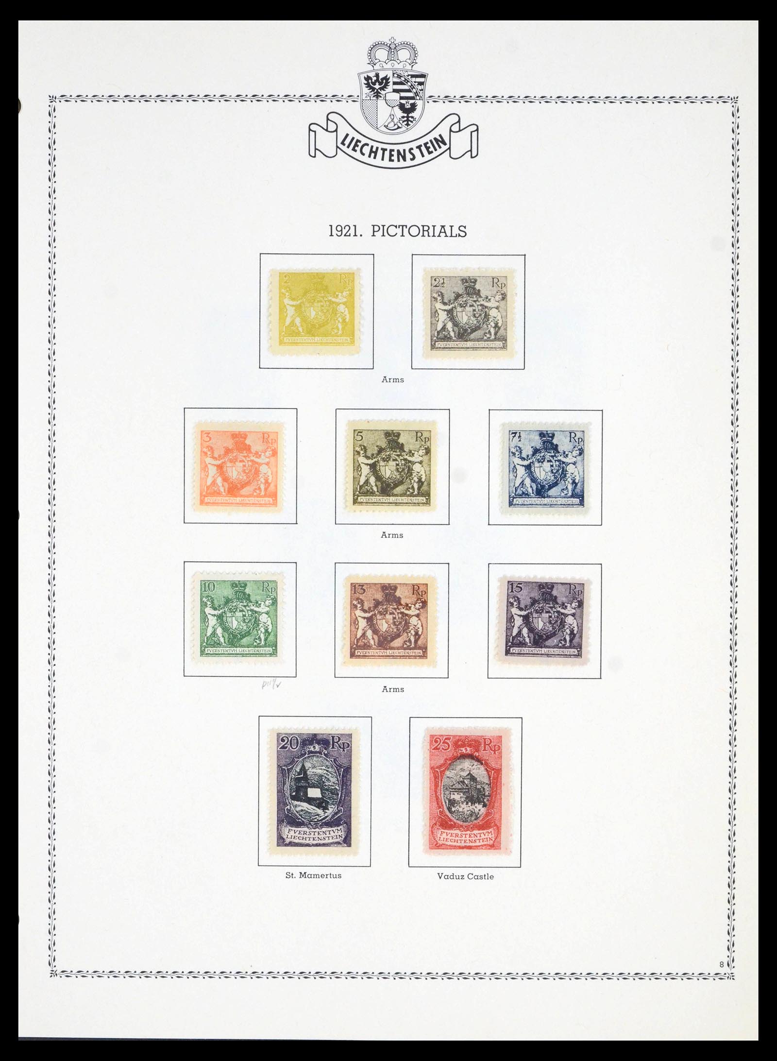 39931 0008 - Postzegelverzameling 39931 Liechtenstein compleet 1913-1985.