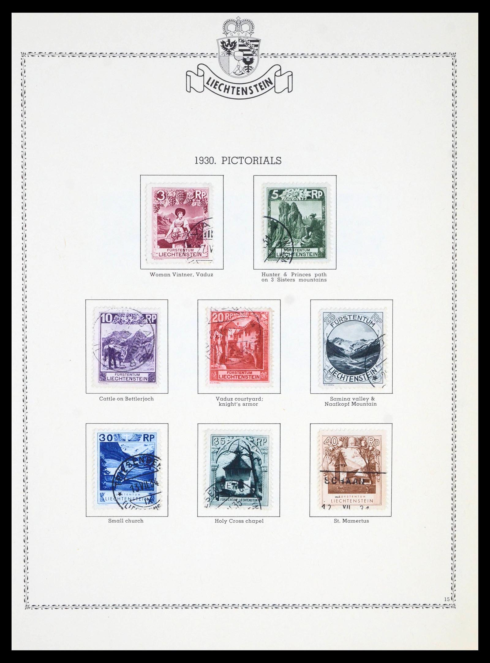 39931 0015 - Postzegelverzameling 39931 Liechtenstein compleet 1913-1985.