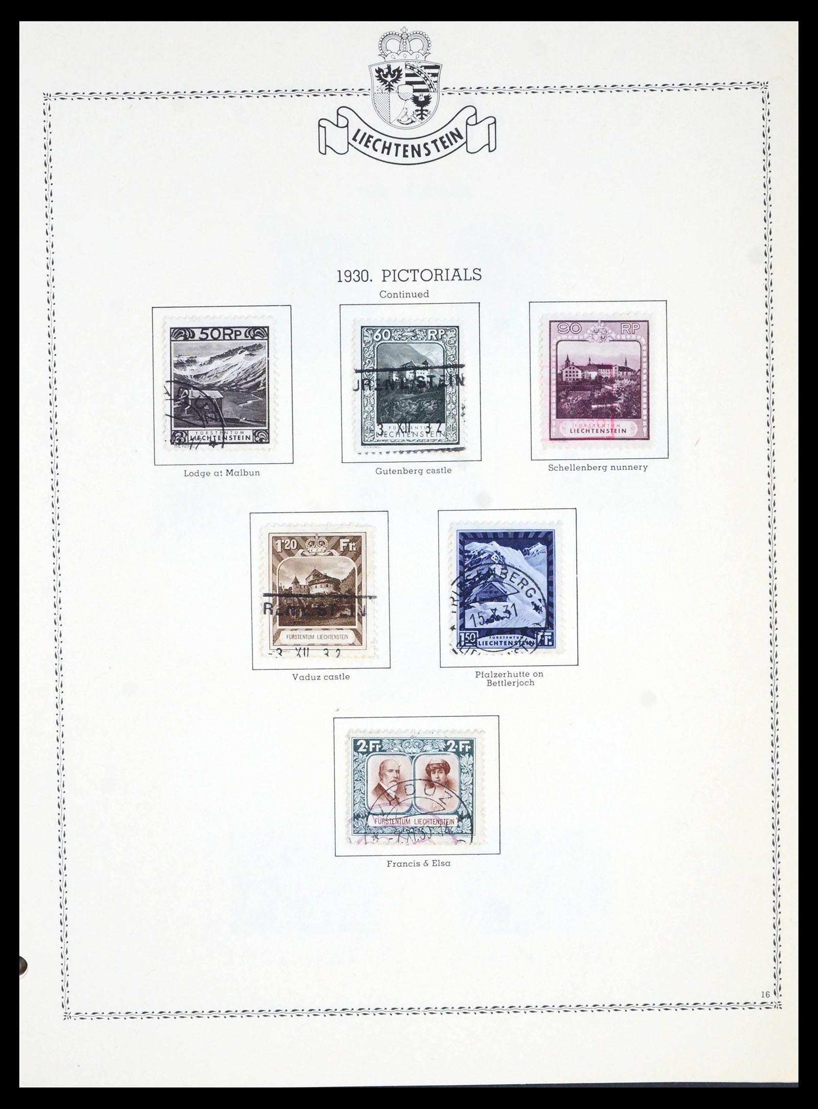 39931 0016 - Postzegelverzameling 39931 Liechtenstein compleet 1913-1985.