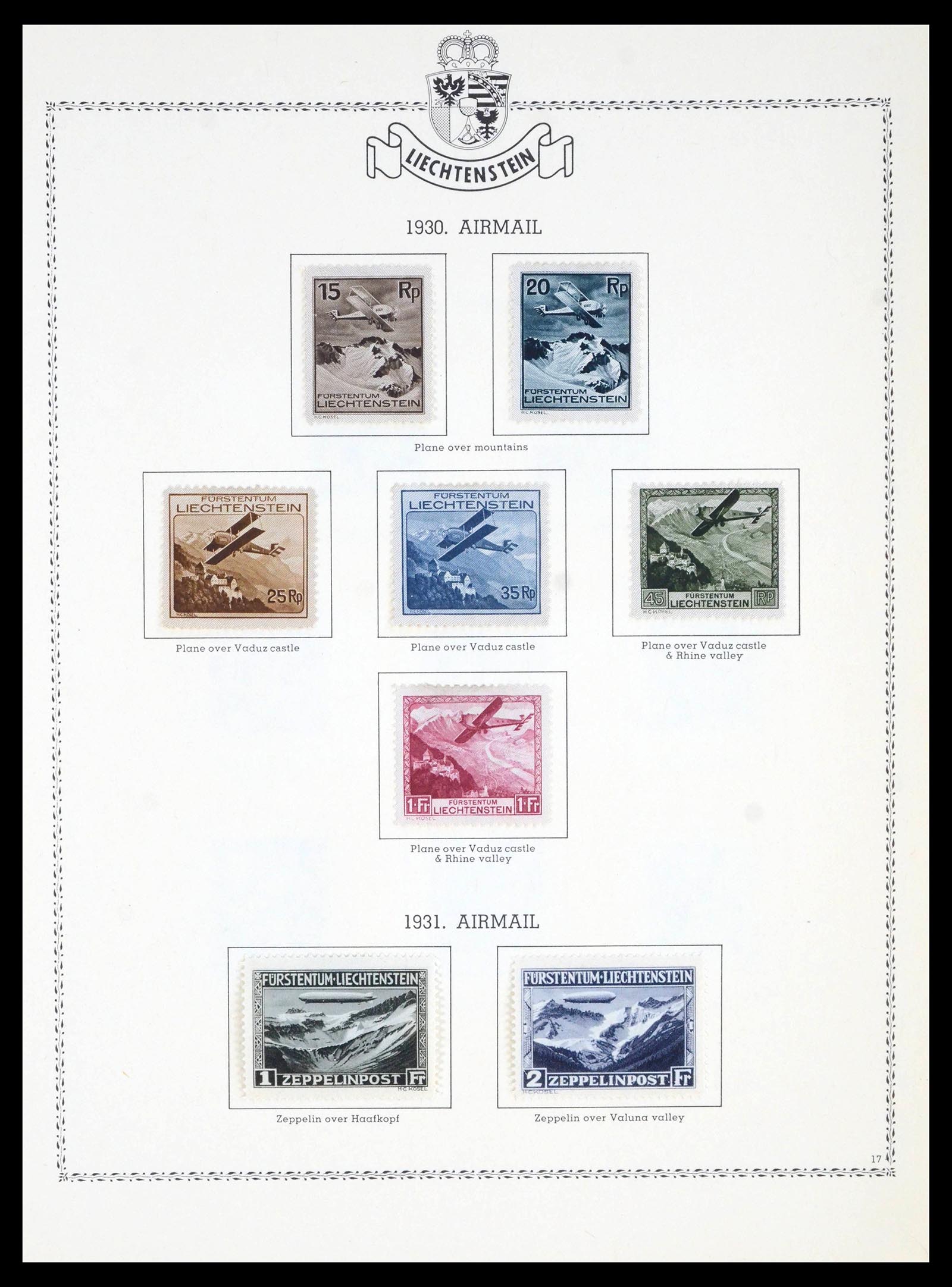 39931 0017 - Postzegelverzameling 39931 Liechtenstein compleet 1913-1985.
