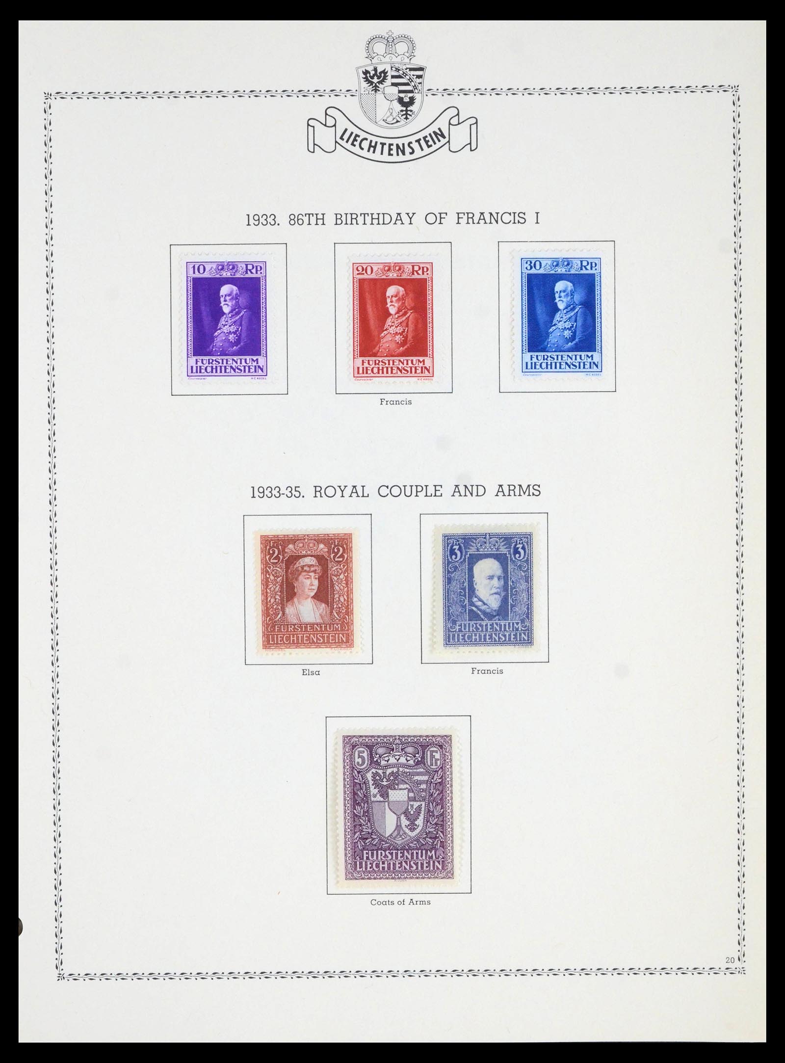 39931 0020 - Postzegelverzameling 39931 Liechtenstein compleet 1913-1985.
