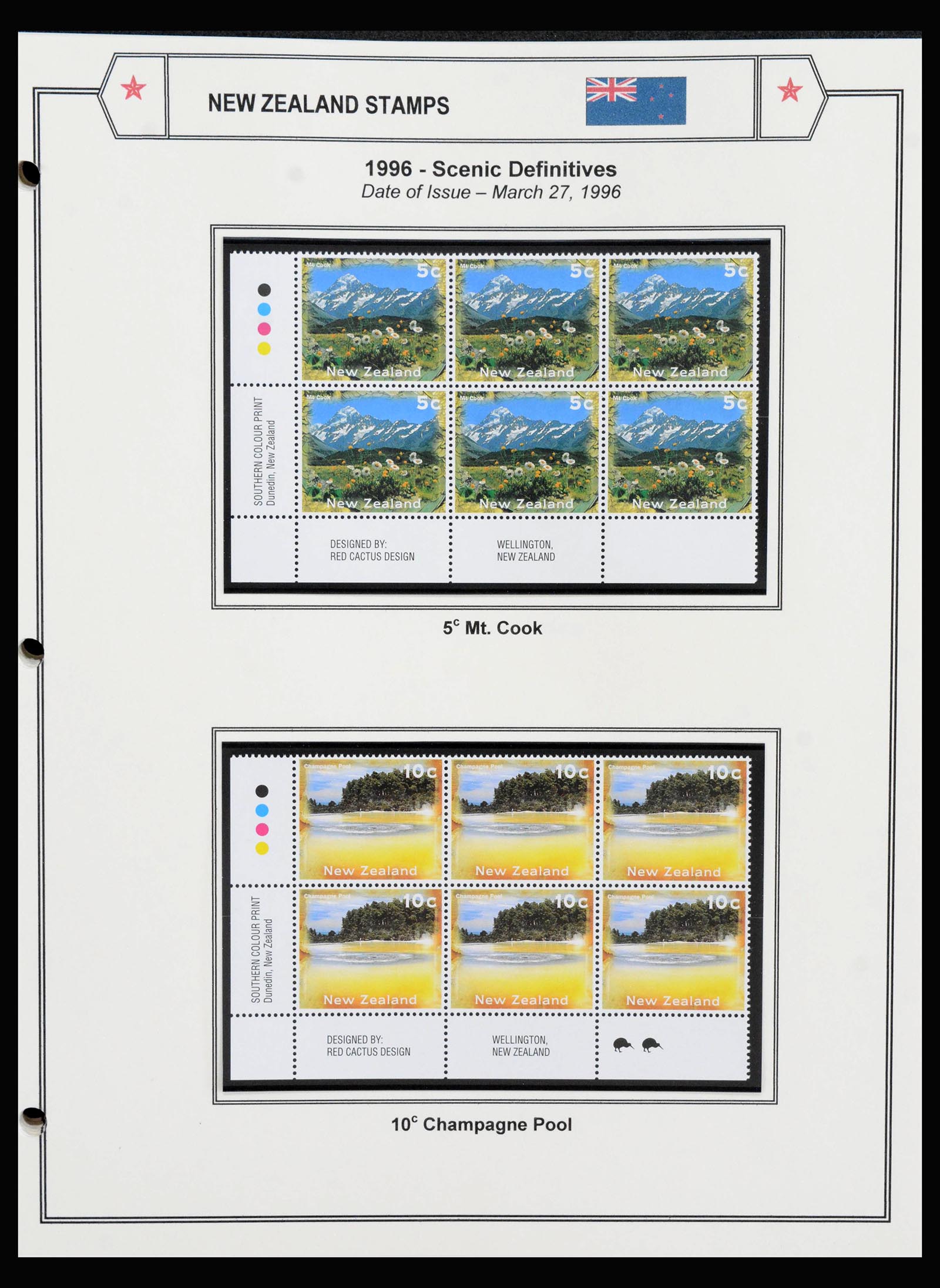 39932 0015 - Postzegelverzameling 39932 Nieuw Zeeland 1941-2008.