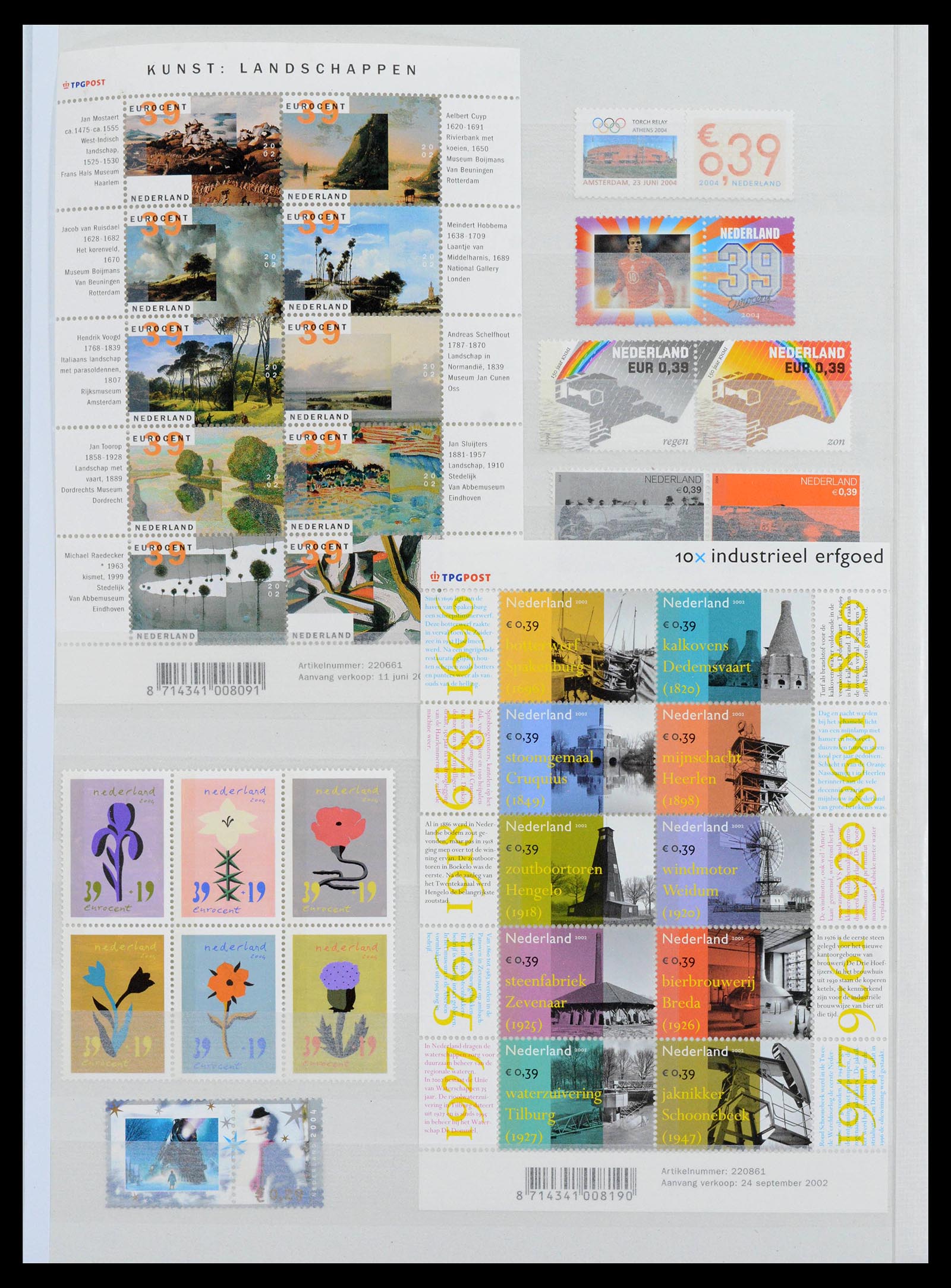 39933 0004 - Postzegelverzameling 39933 Nederland 2001-december 2022!