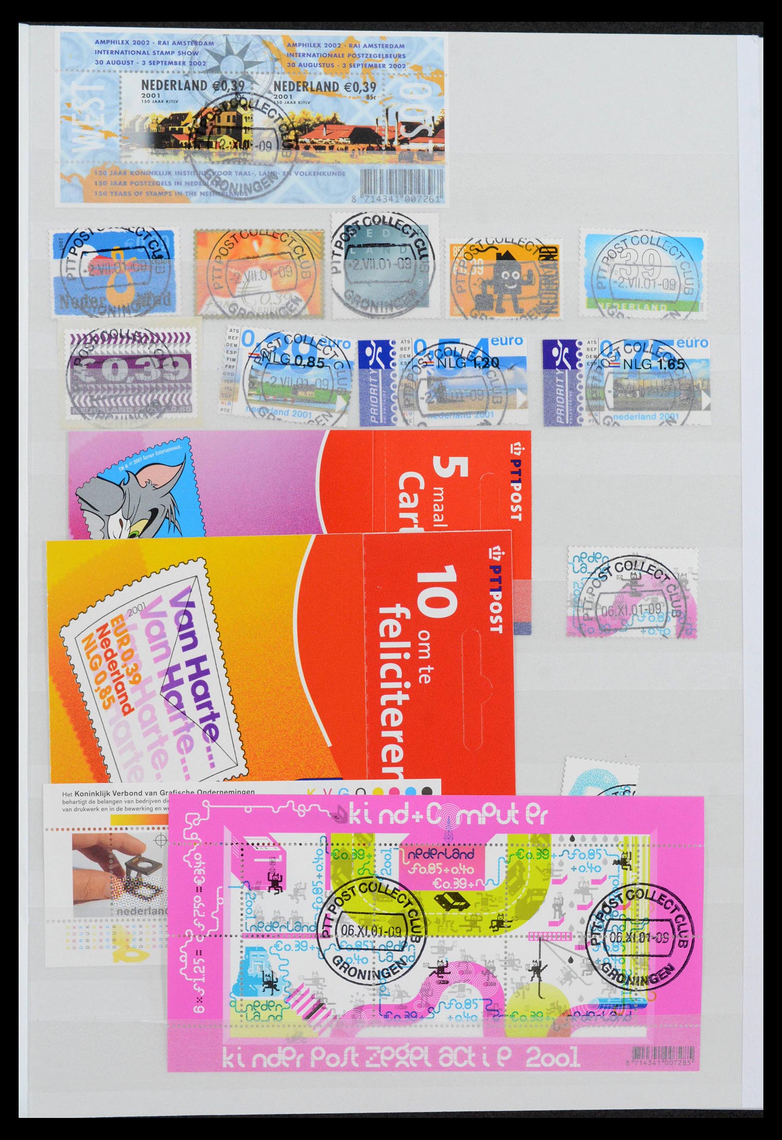 39934 0001 - Postzegelverzameling 39934 Nederland 2001-december 2022!