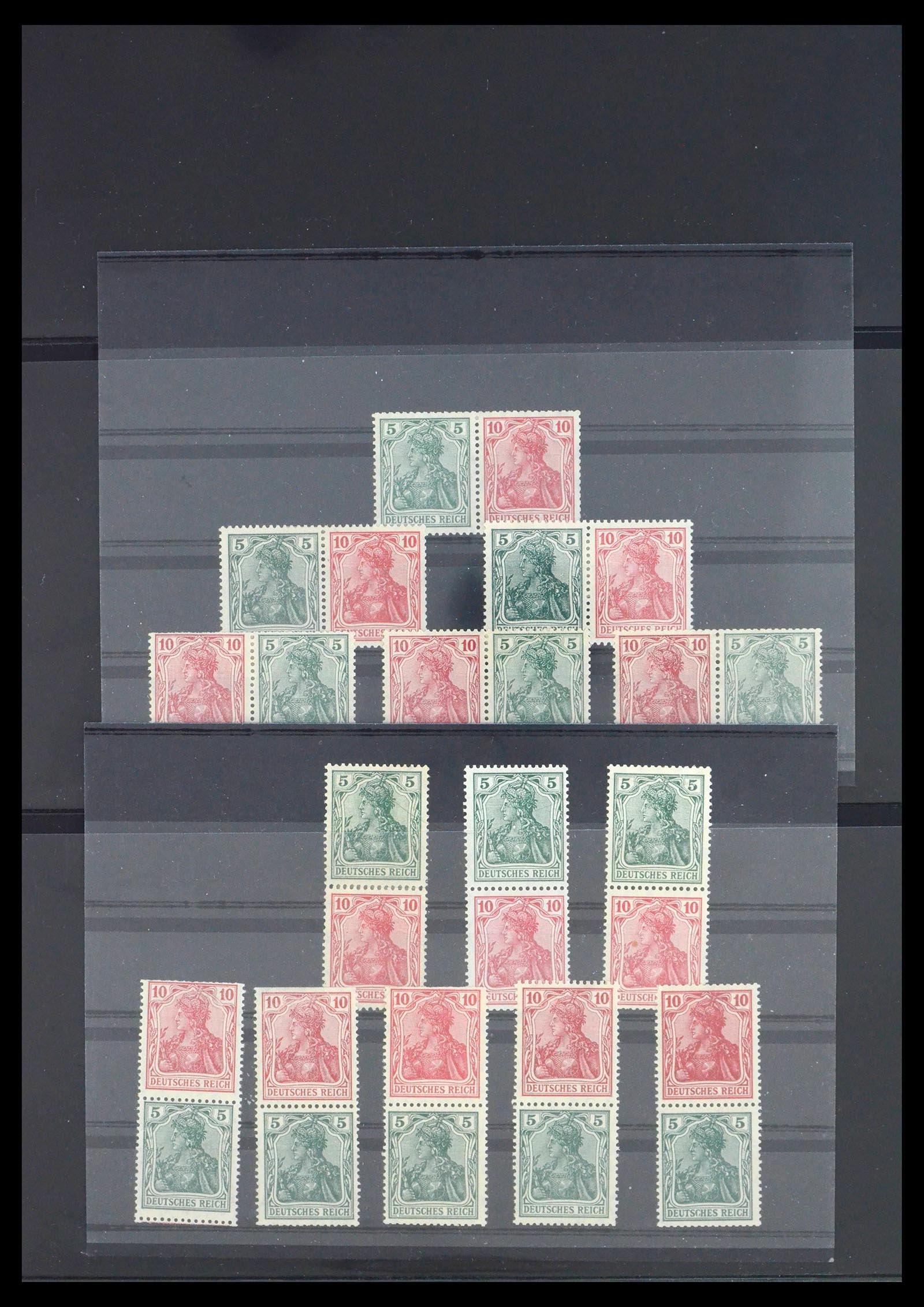 39940 0001 - Postzegelverzameling 39940 Duitse Rijk boekjes en combinaties 1913-19