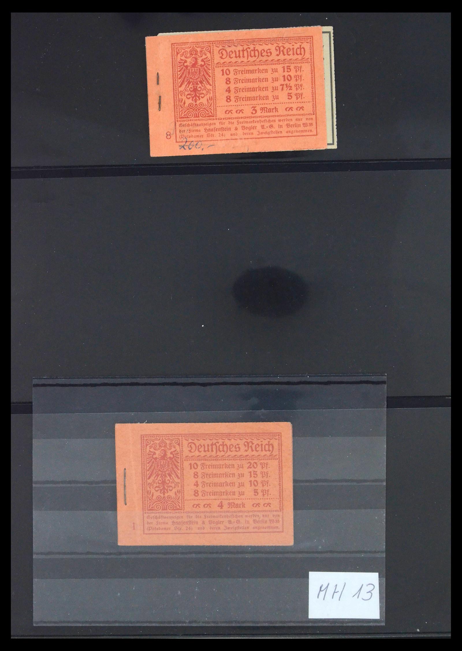 39940 0003 - Postzegelverzameling 39940 Duitse Rijk boekjes en combinaties 1913-19