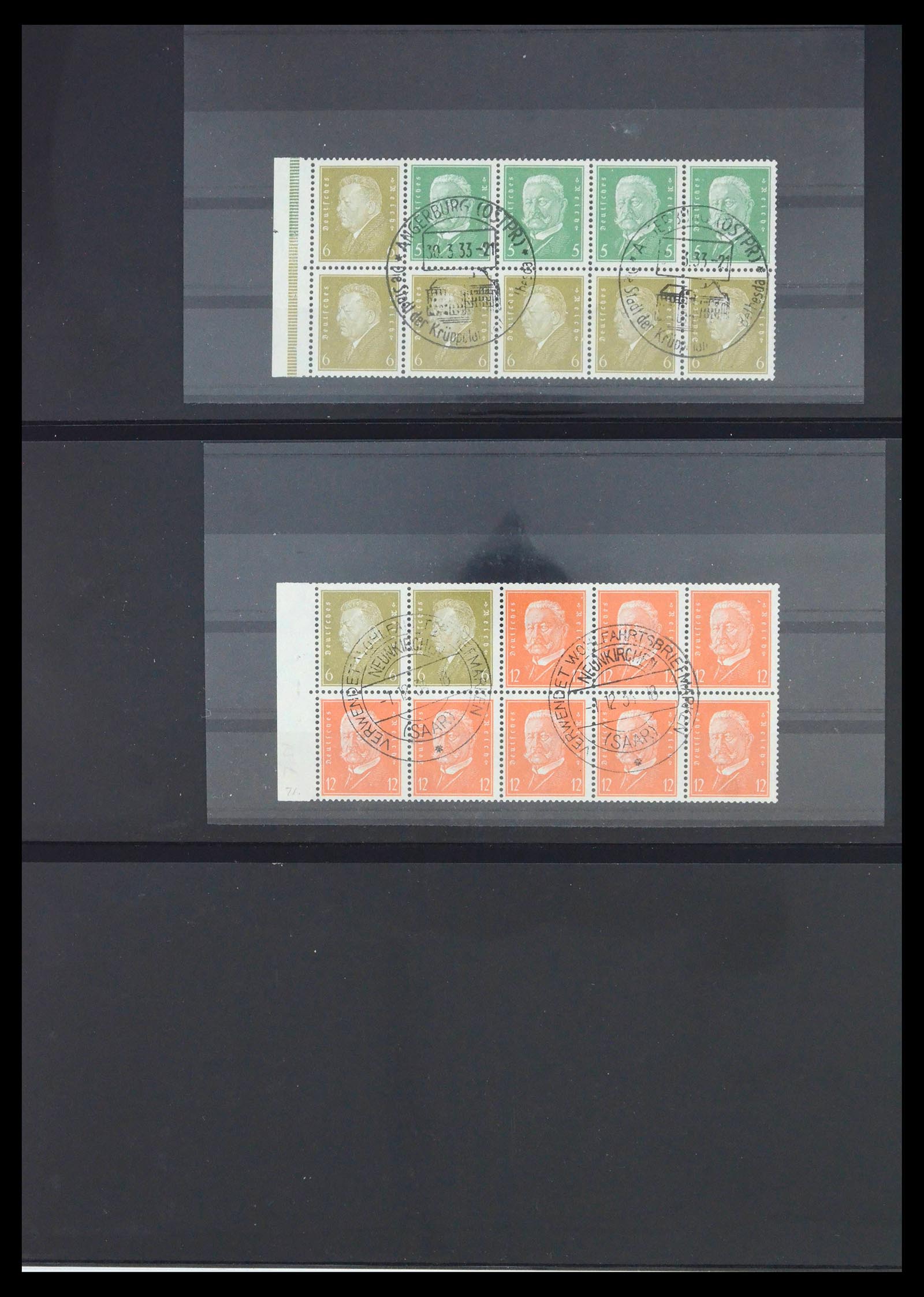 39940 0010 - Postzegelverzameling 39940 Duitse Rijk boekjes en combinaties 1913-19