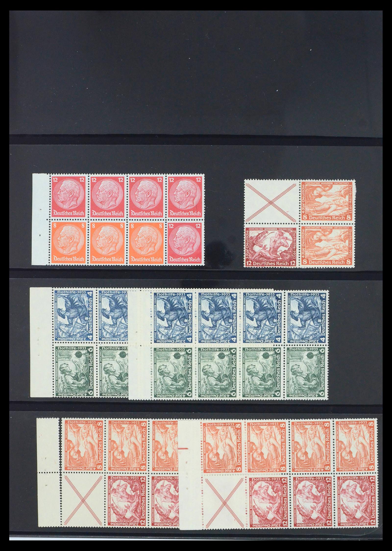 39940 0019 - Postzegelverzameling 39940 Duitse Rijk boekjes en combinaties 1913-19