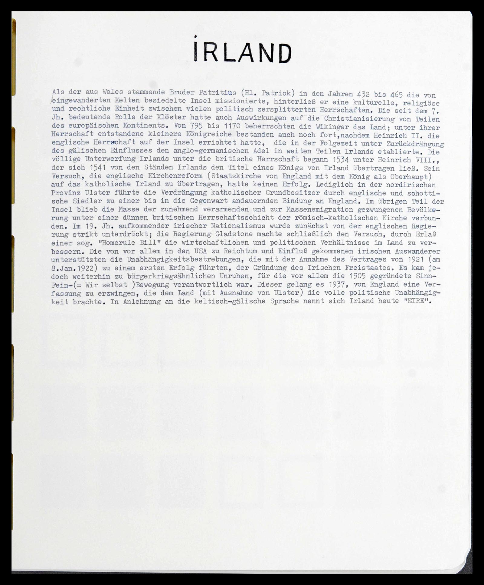 39942 0001 - Stamp collection 39942 Ireland 1881-1964.