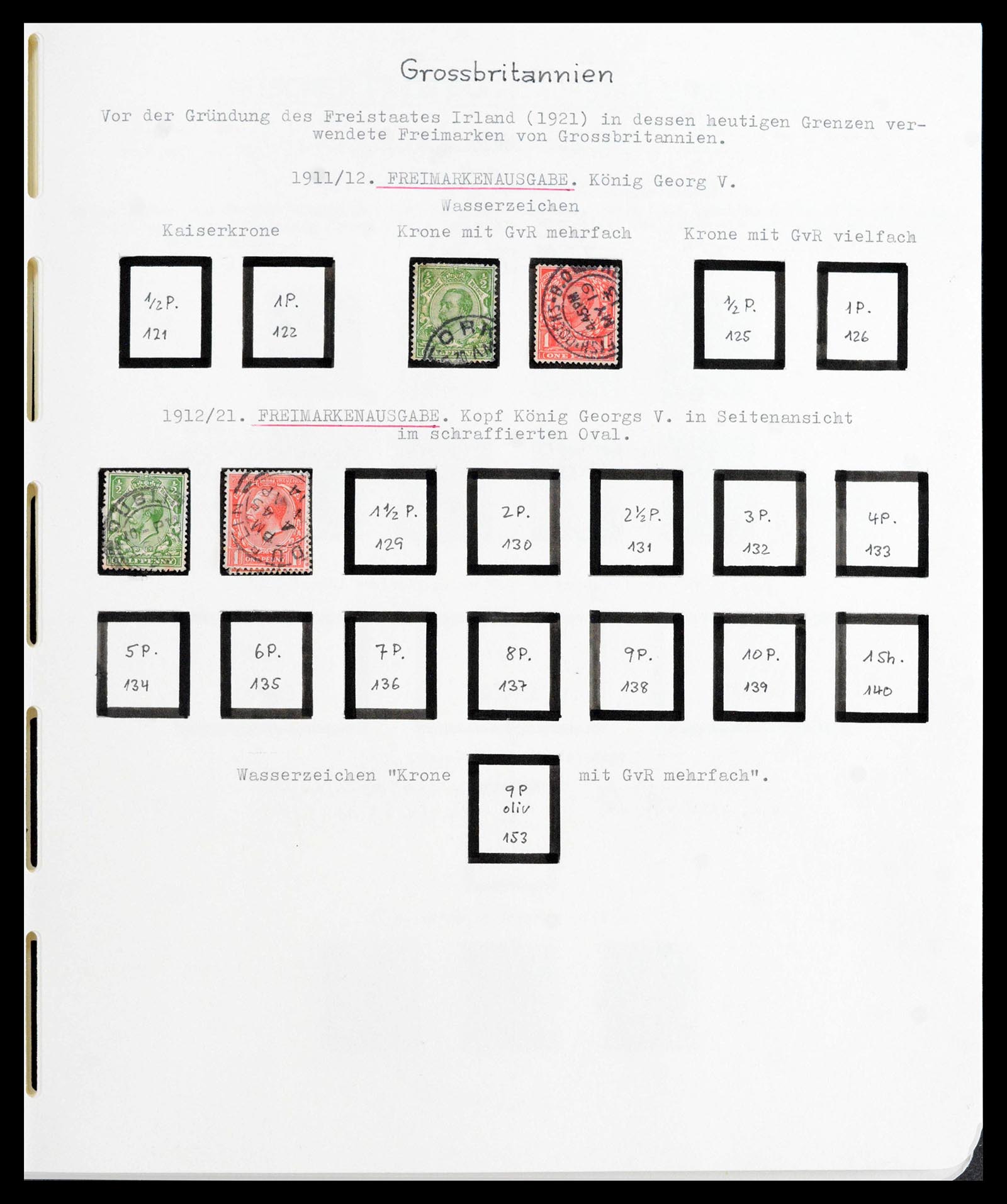 39942 0005 - Stamp collection 39942 Ireland 1881-1964.