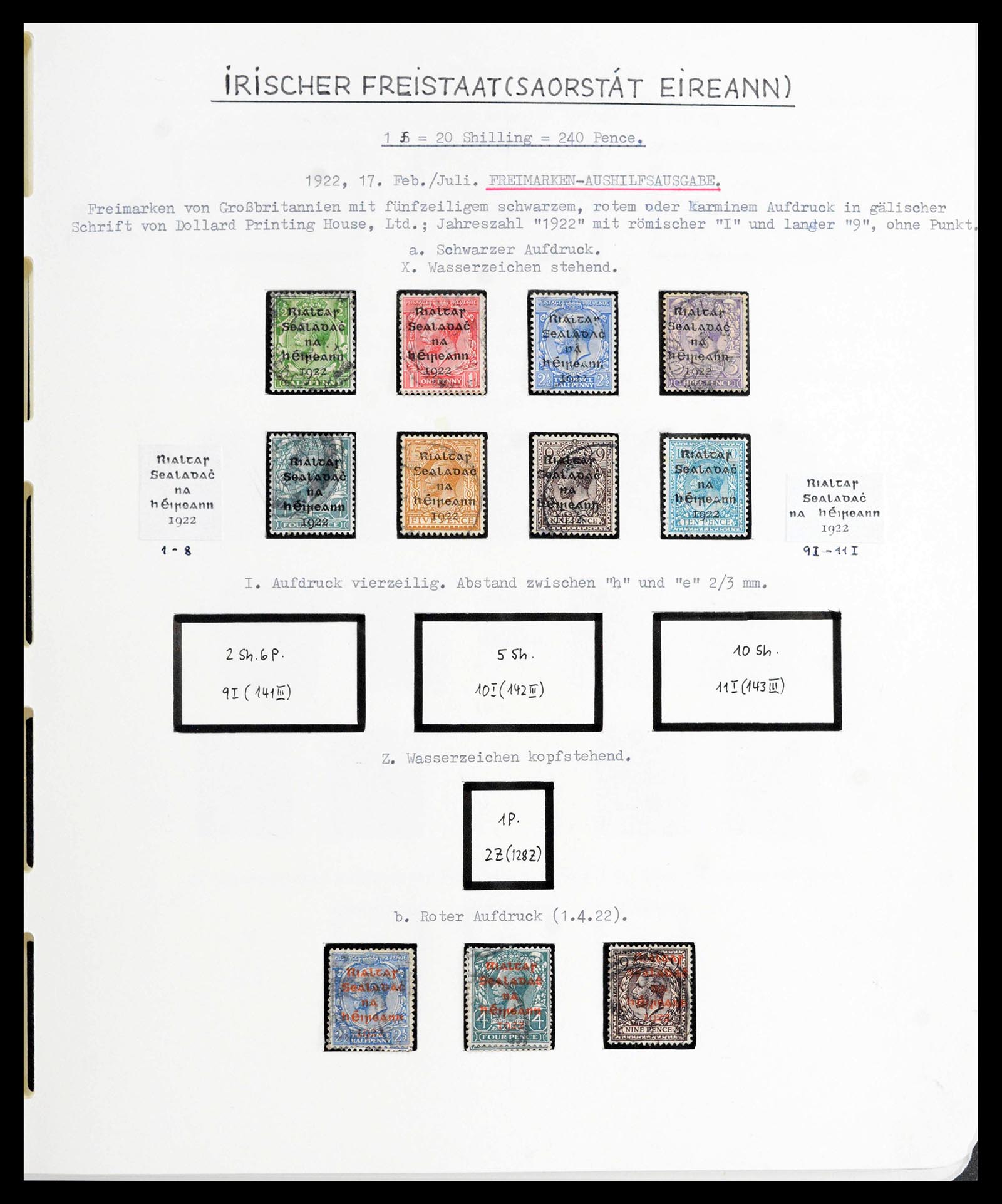 39942 0006 - Stamp collection 39942 Ireland 1881-1964.
