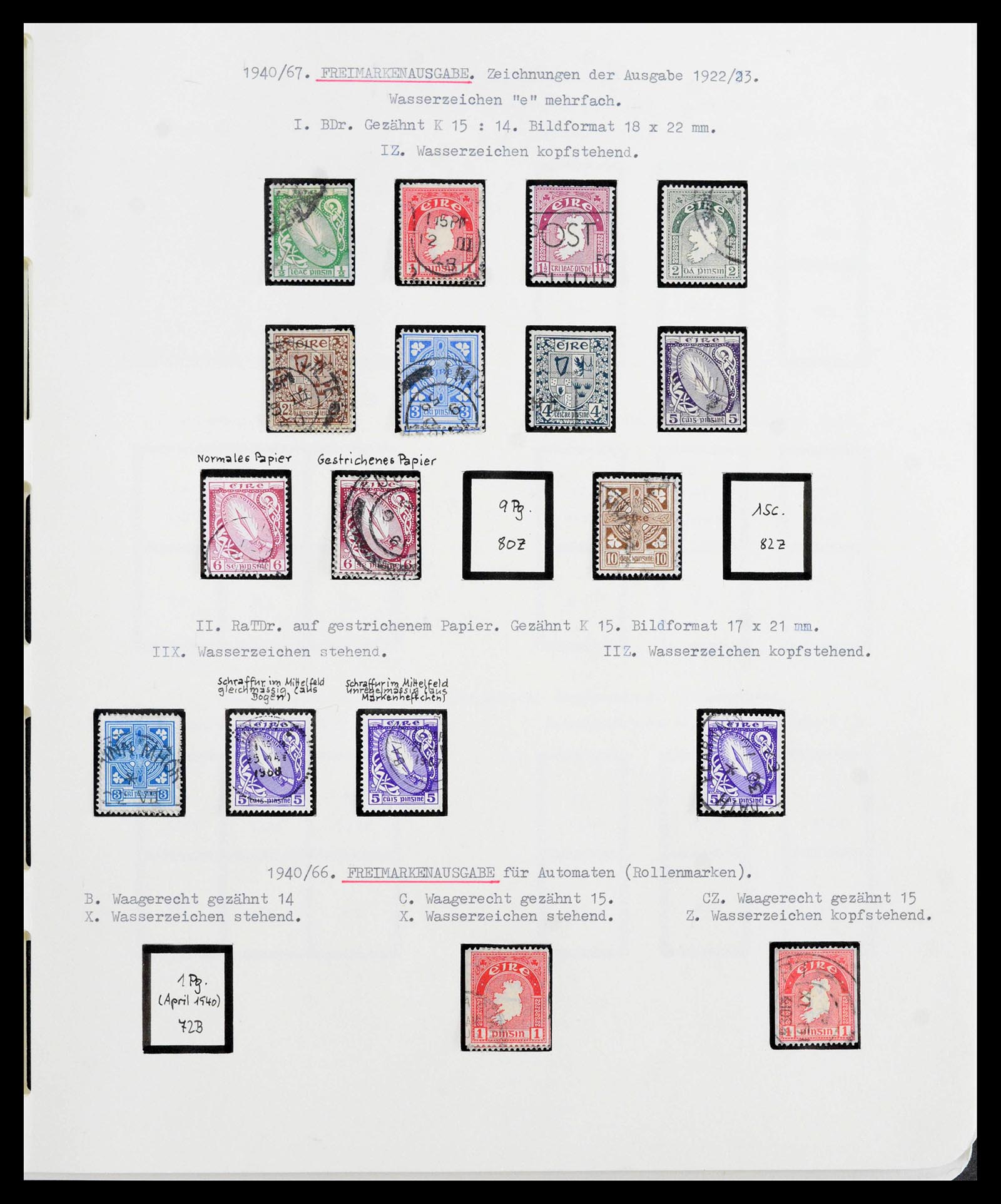 39942 0016 - Stamp collection 39942 Ireland 1881-1964.