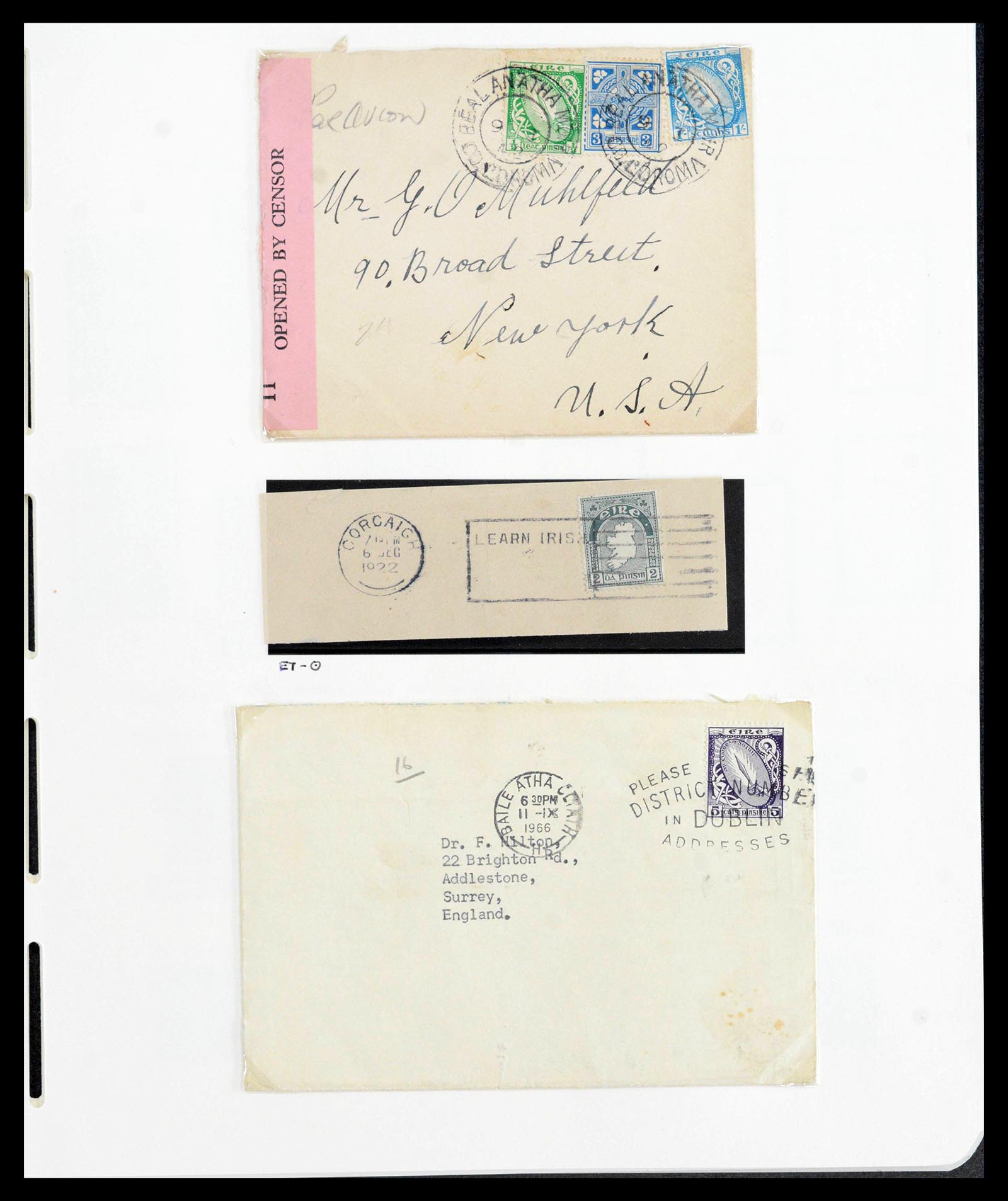 39942 0019 - Stamp collection 39942 Ireland 1881-1964.