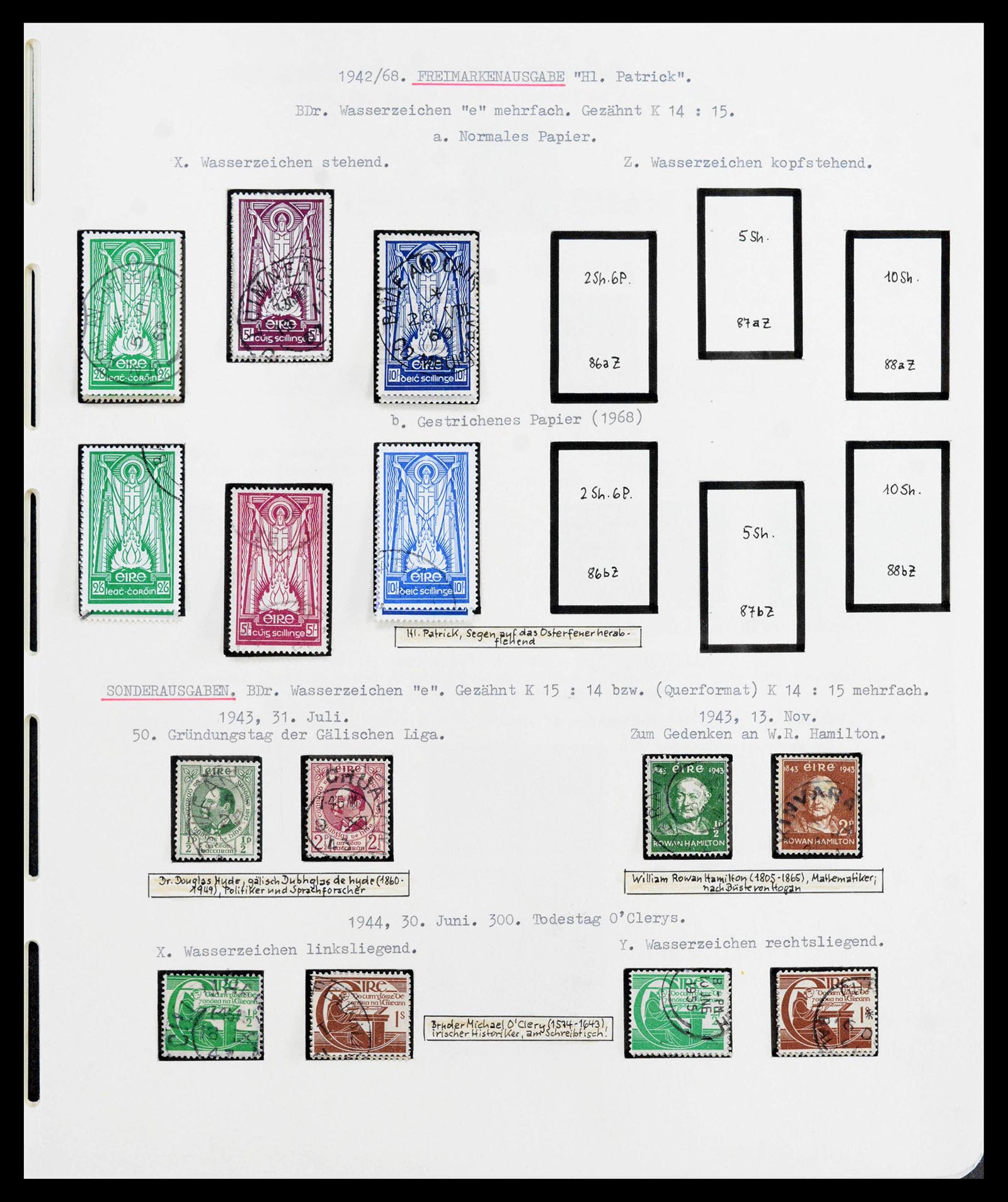 39942 0020 - Stamp collection 39942 Ireland 1881-1964.