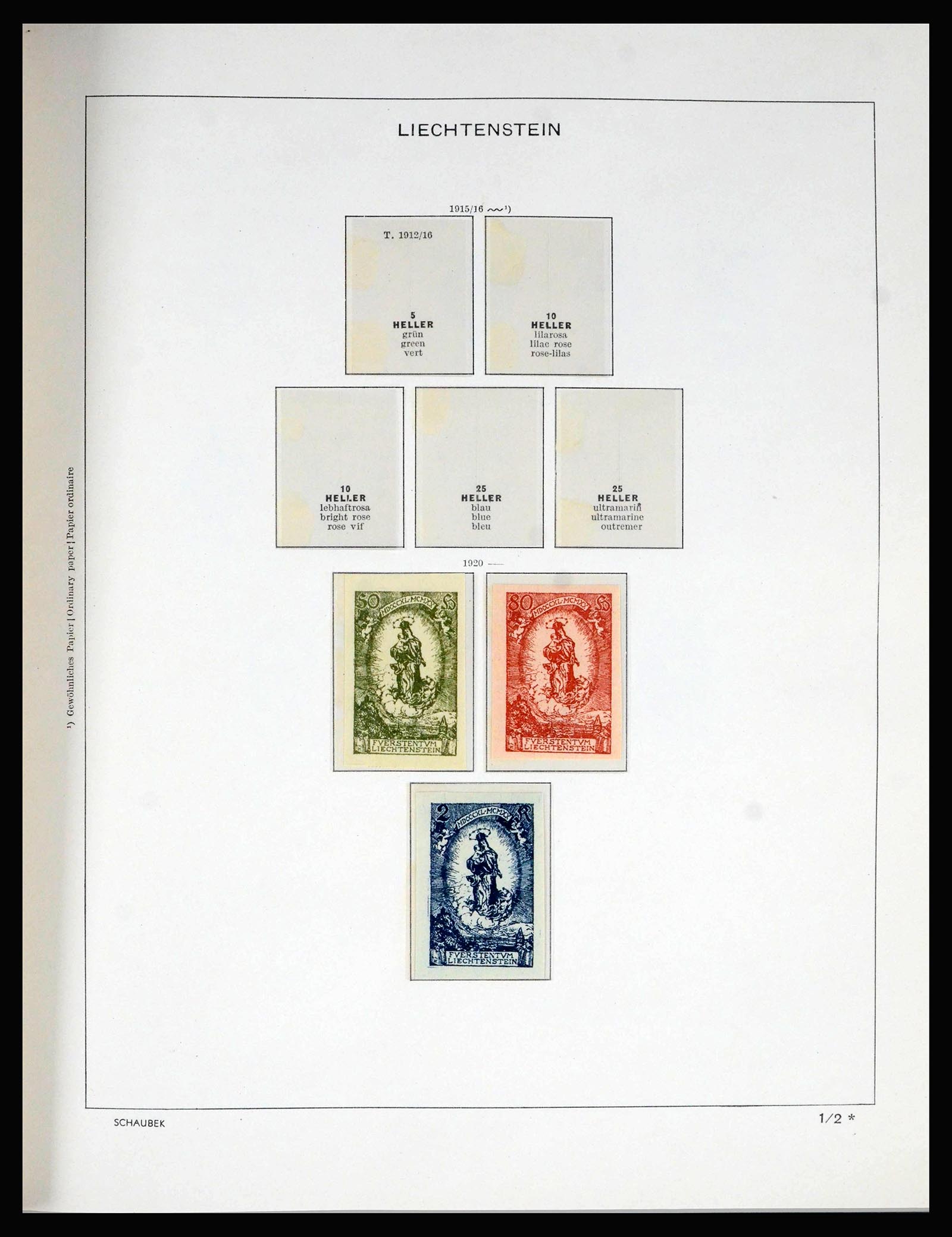 39944 0003 - Postzegelverzameling 39944 Liechtenstein 1912-2020!