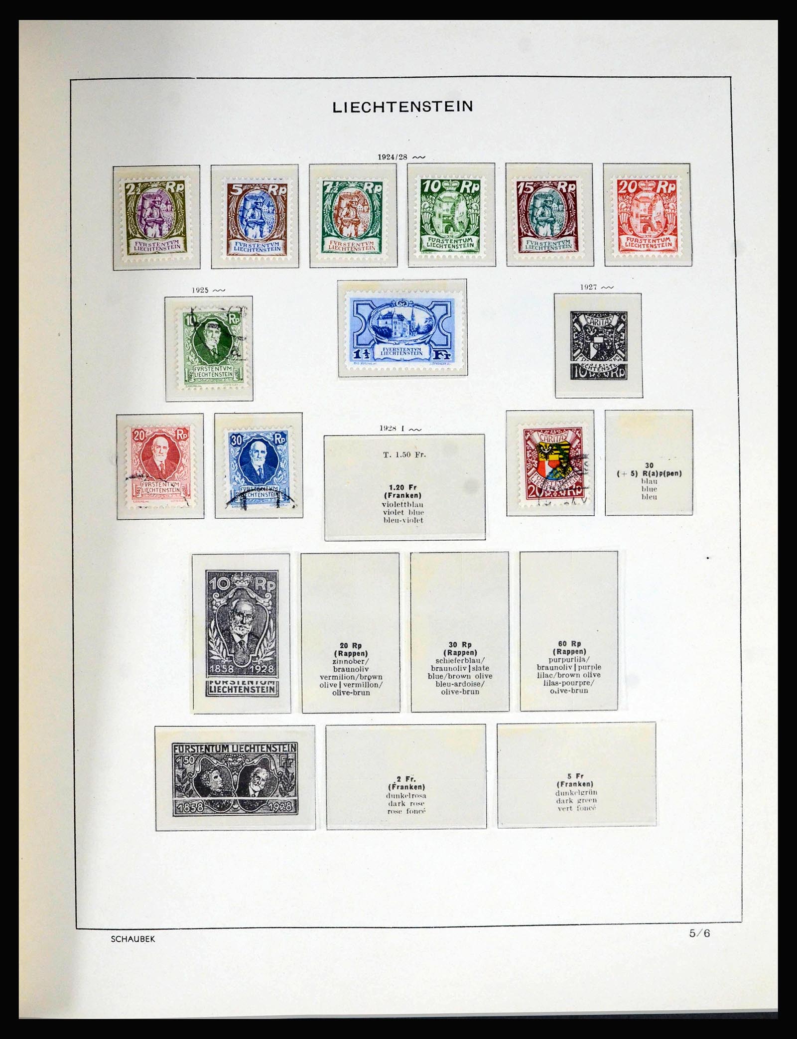 39944 0006 - Postzegelverzameling 39944 Liechtenstein 1912-2020!
