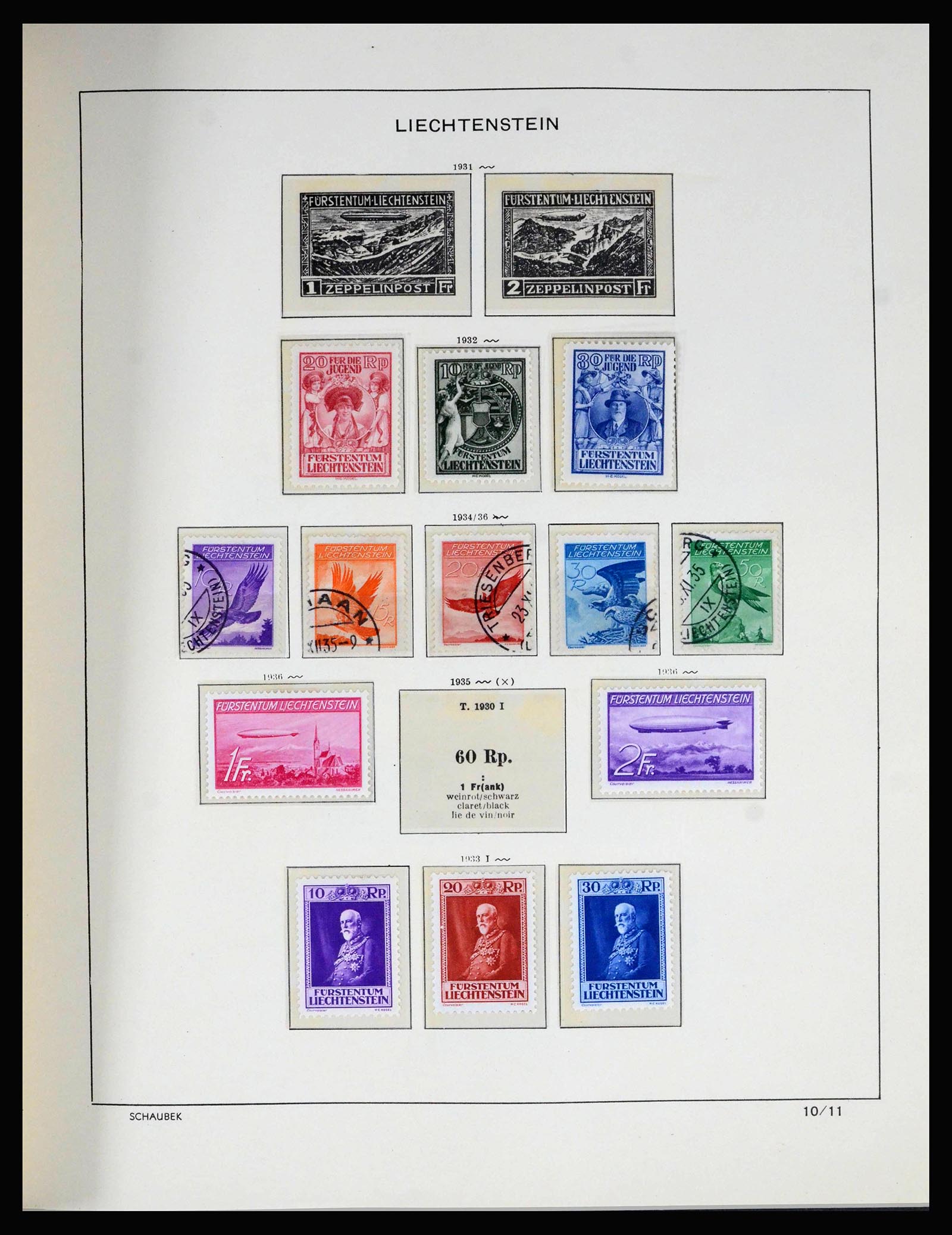 39944 0009 - Postzegelverzameling 39944 Liechtenstein 1912-2020!