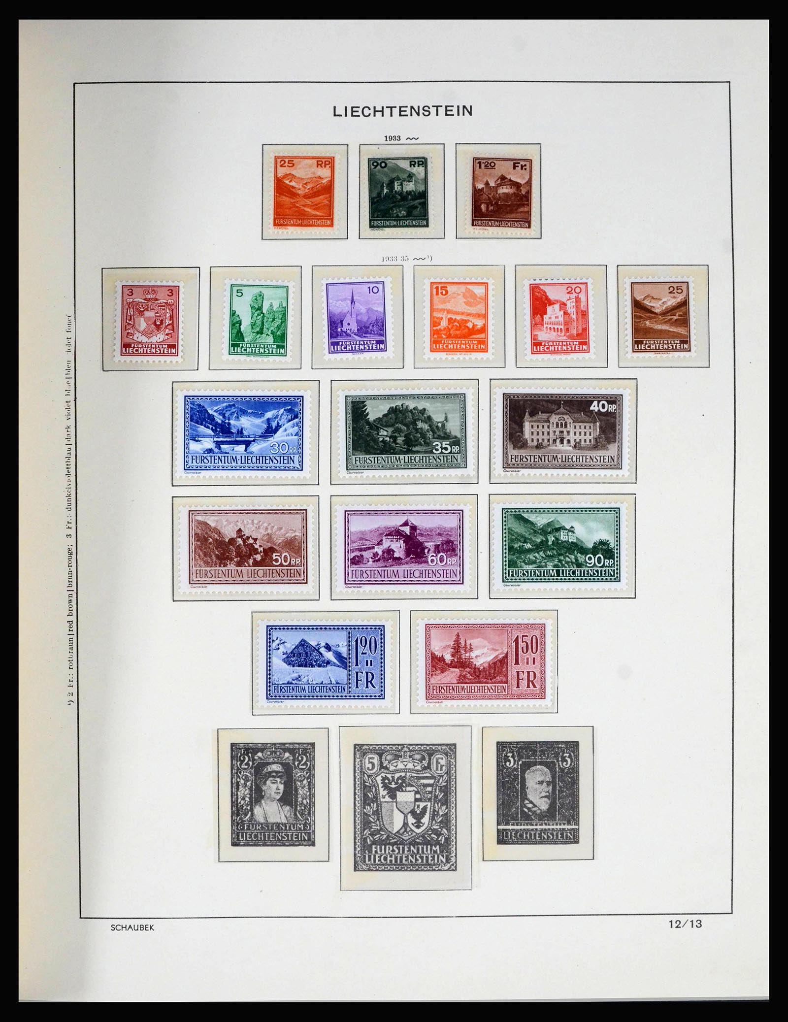 39944 0010 - Postzegelverzameling 39944 Liechtenstein 1912-2020!
