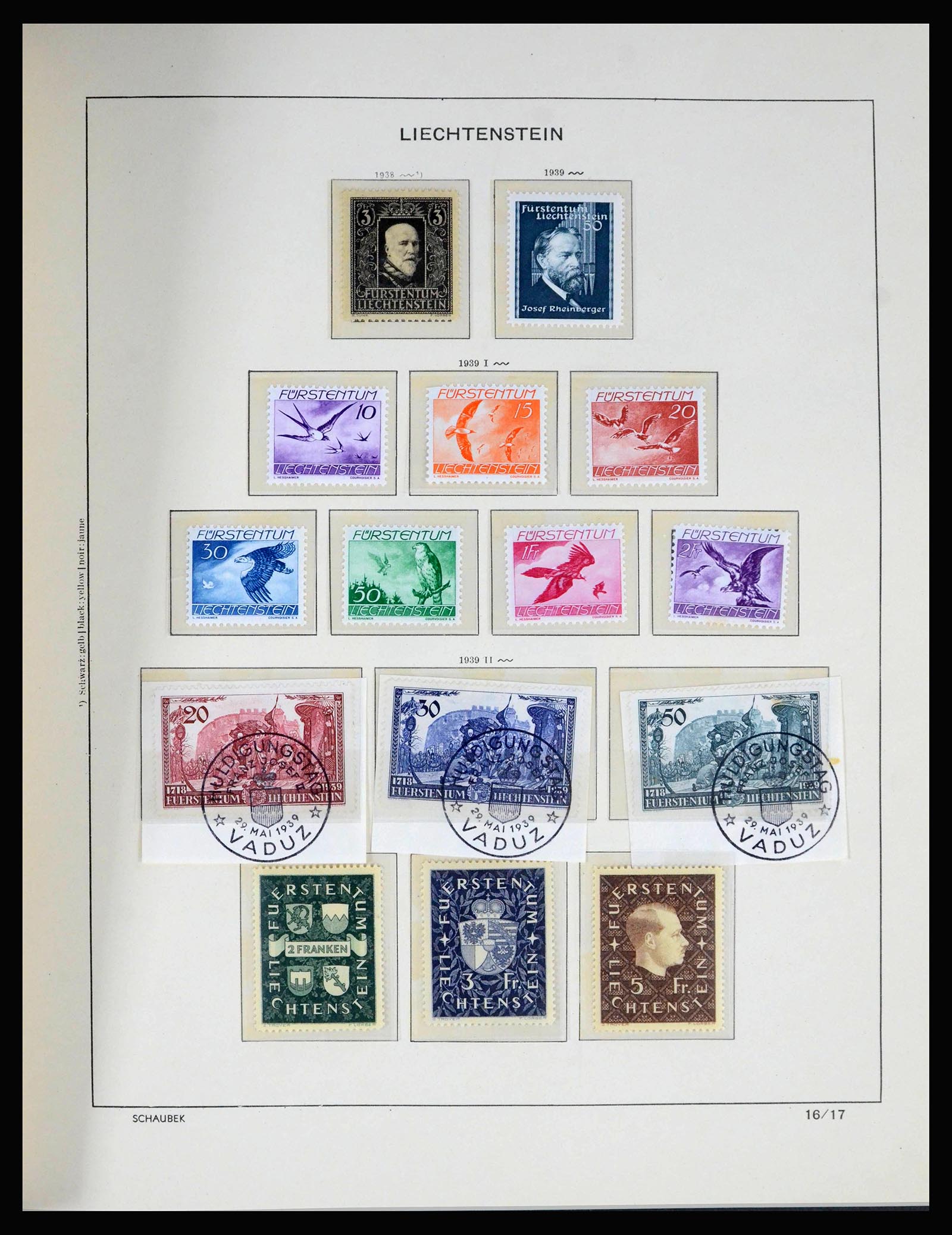 39944 0014 - Postzegelverzameling 39944 Liechtenstein 1912-2020!