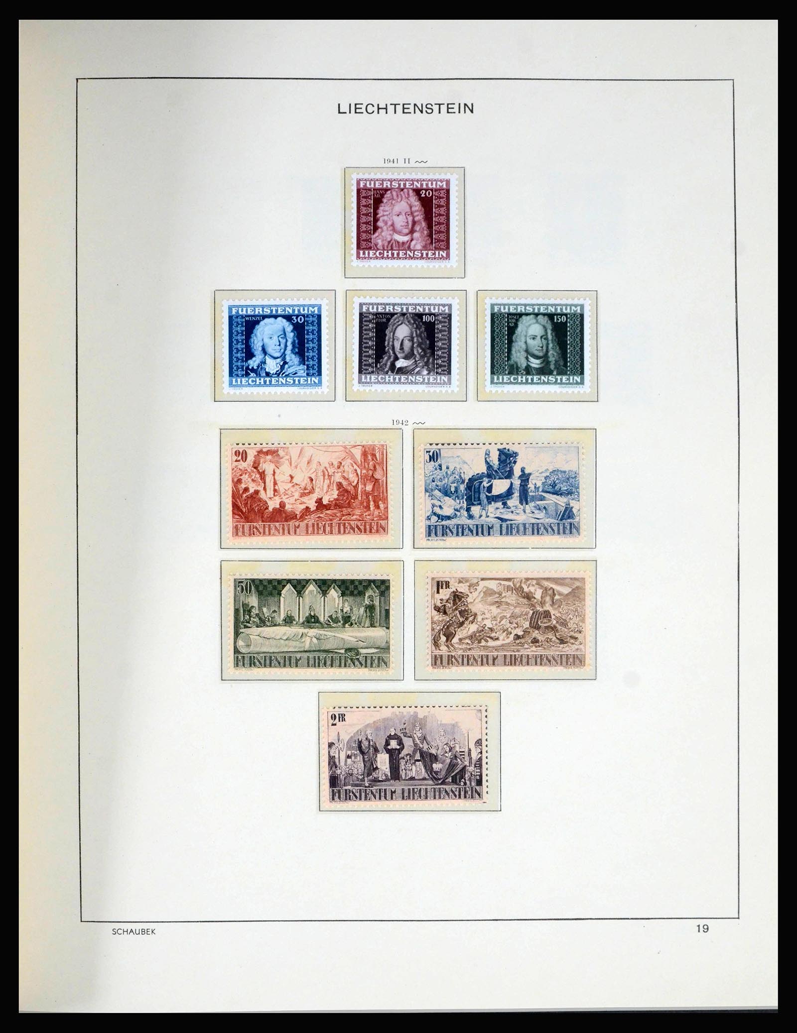 39944 0017 - Postzegelverzameling 39944 Liechtenstein 1912-2020!