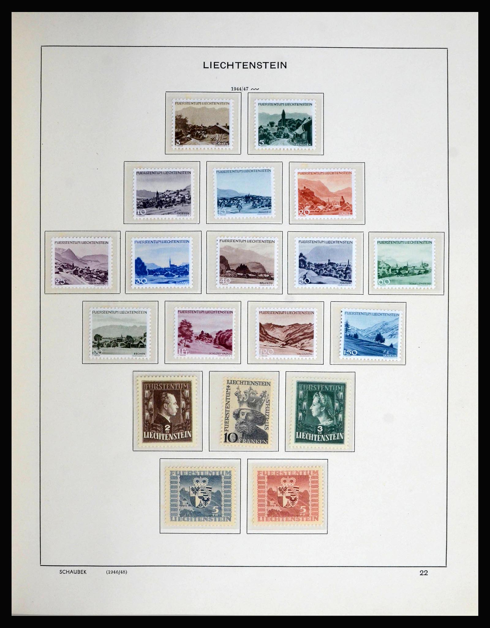 39944 0019 - Postzegelverzameling 39944 Liechtenstein 1912-2020!
