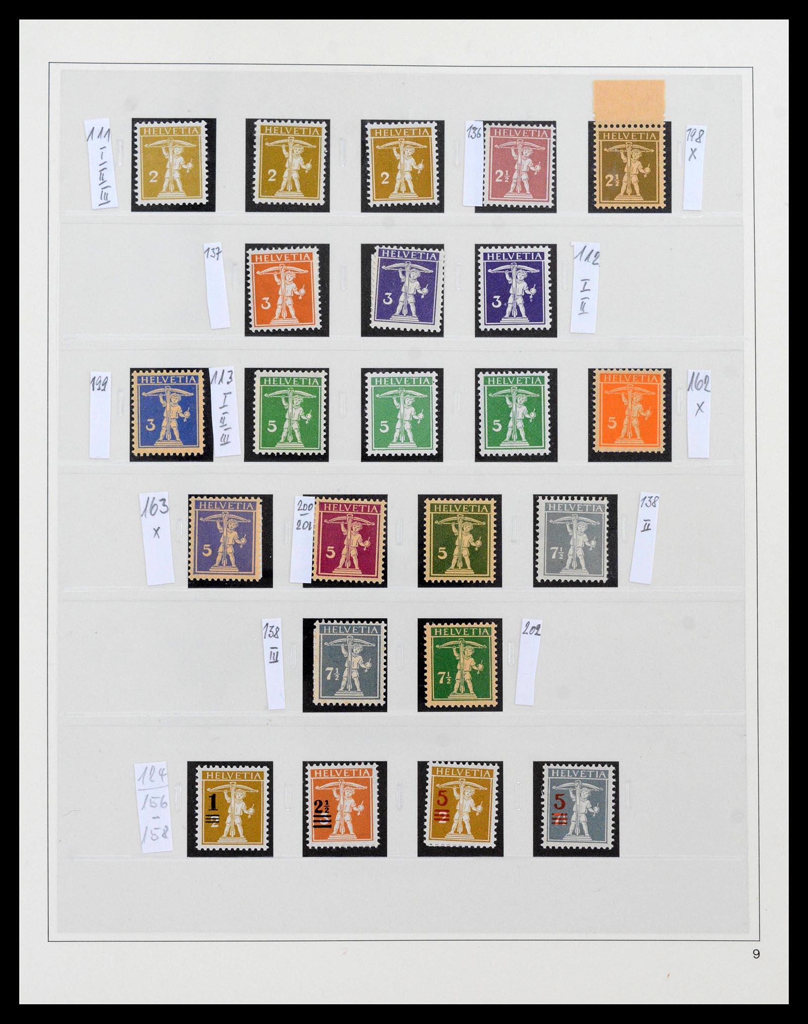 39946 0007 - Postzegelverzameling 39946 Zwitserland 1862-1963.