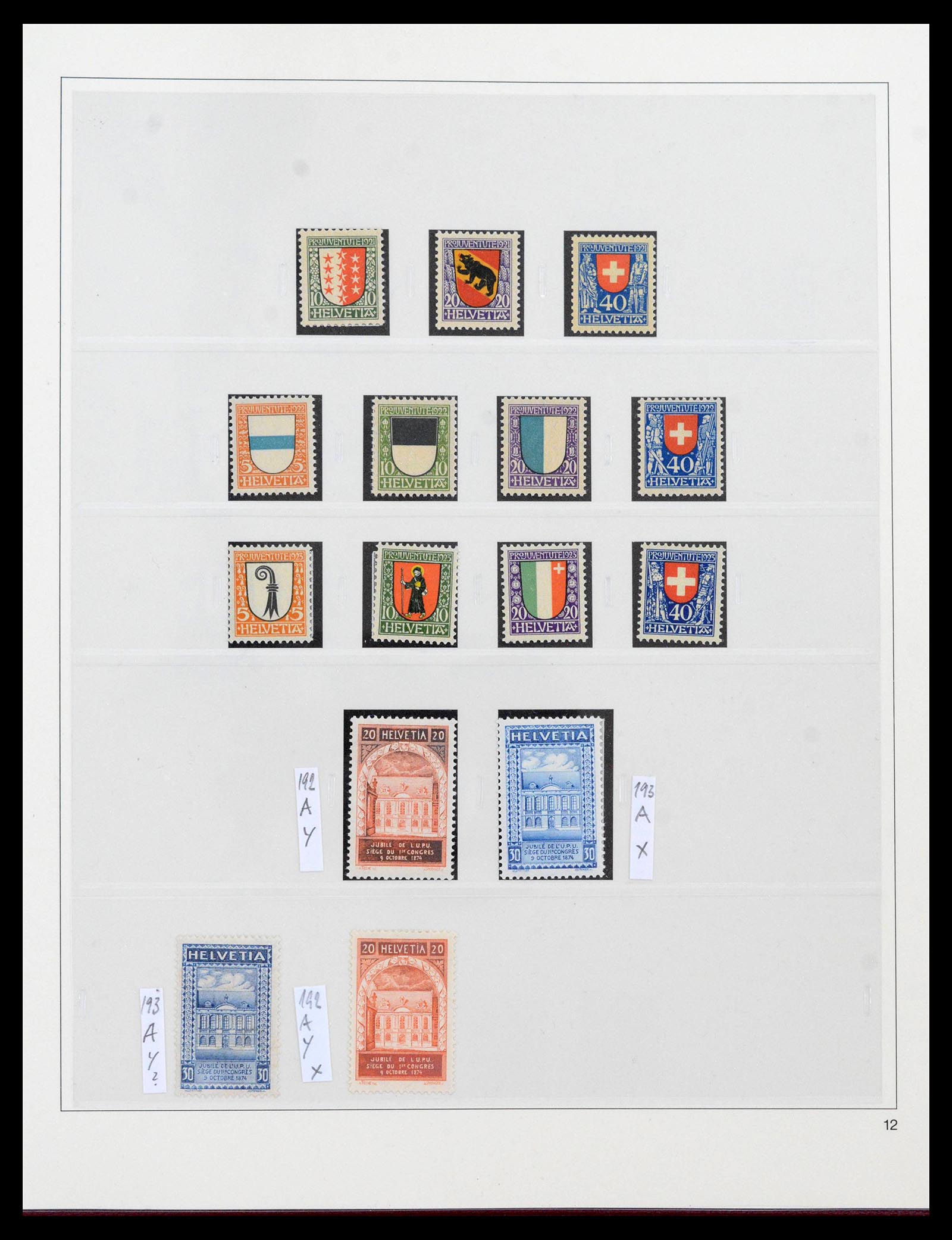39946 0010 - Postzegelverzameling 39946 Zwitserland 1862-1963.